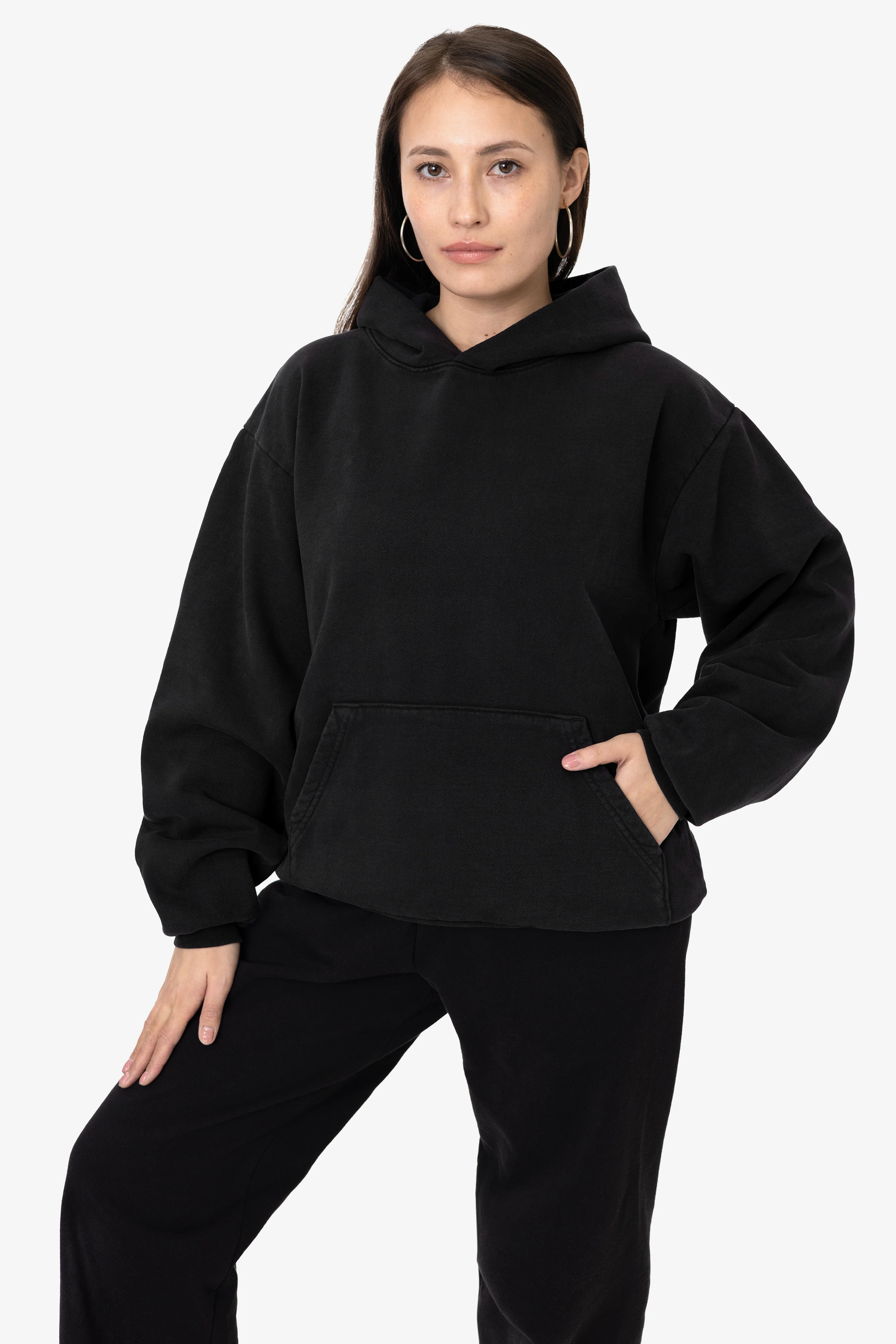 HF09 - Heavy Fleece Hoodie (Garment Dye) - Image 41