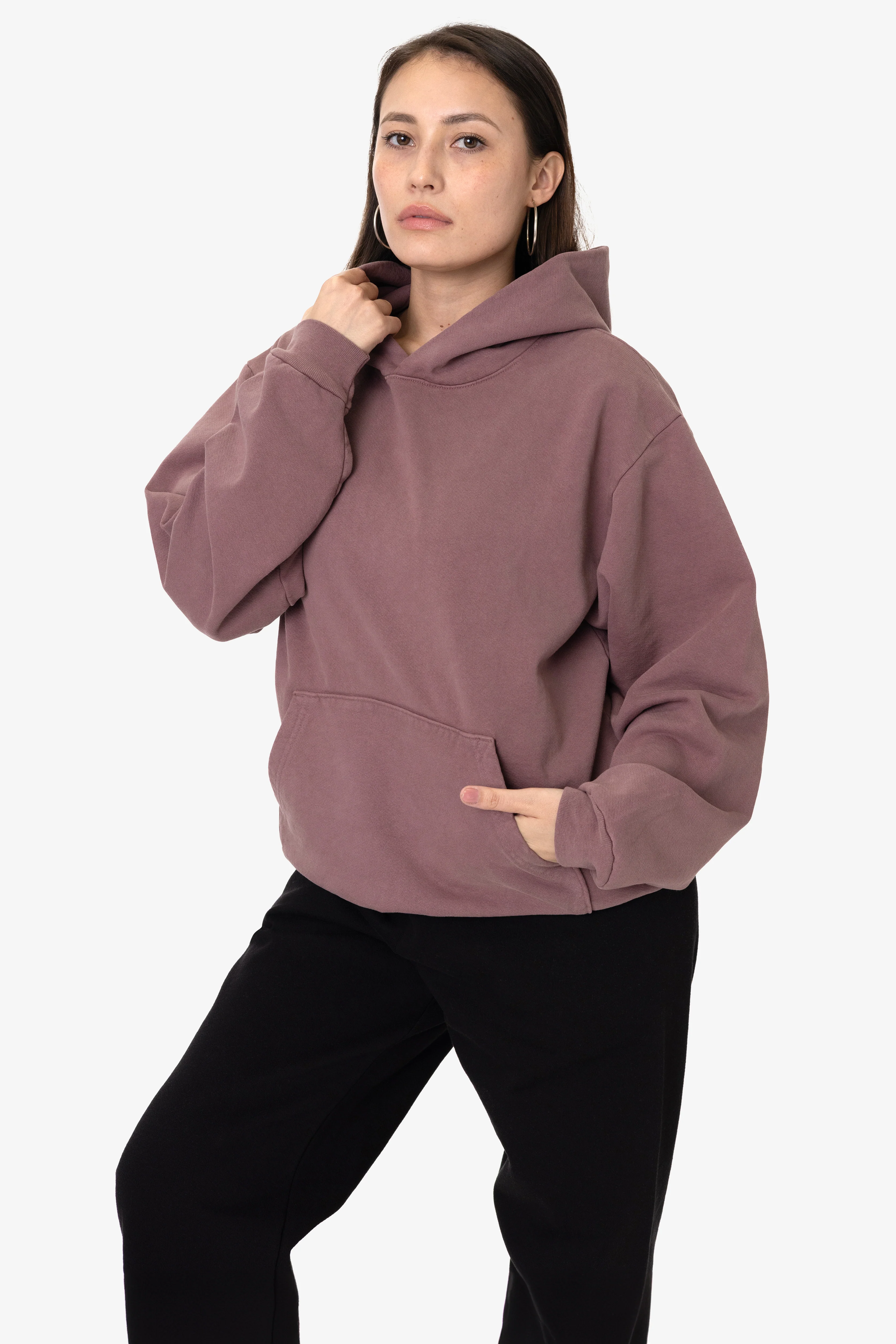 HF09 - Heavy Fleece Hoodie (Garment Dye) - Image 43