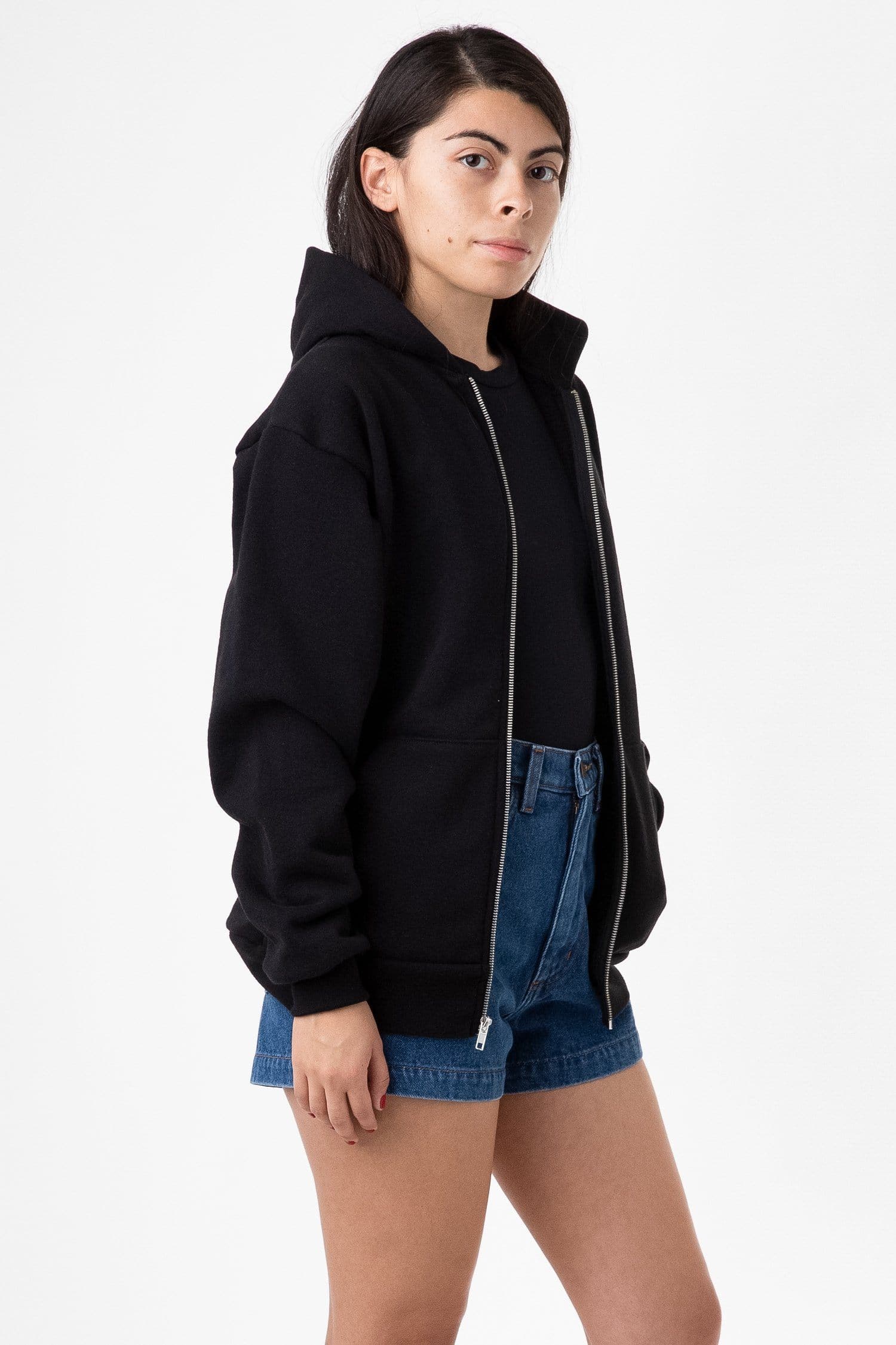 HF10 - Heavy Fleece Zip-Up Hoodie (Piece Dye) - Image 11
