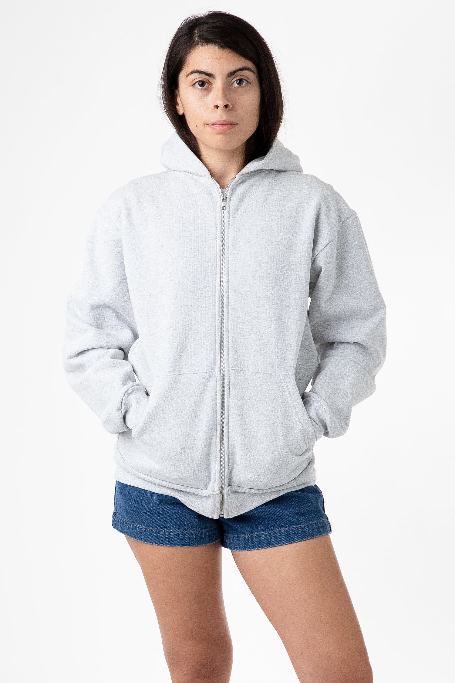 HF10 - Heavy Fleece Zip-Up Hoodie (Piece Dye) - Image 13