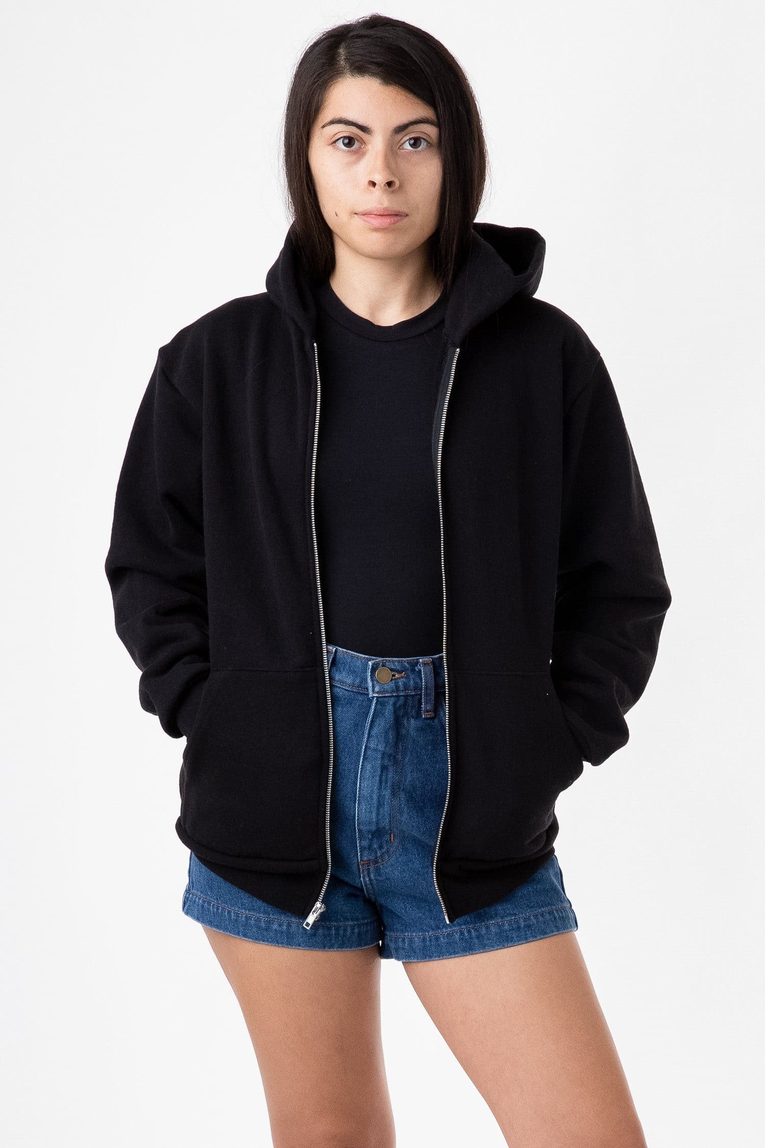 HF10 - Heavy Fleece Zip-Up Hoodie (Piece Dye) - Image 16