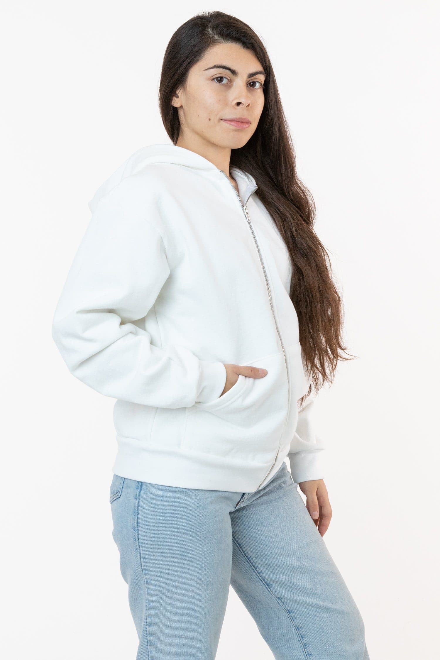 HF10 - Heavy Fleece Zip-Up Hoodie (Piece Dye) - Image 21