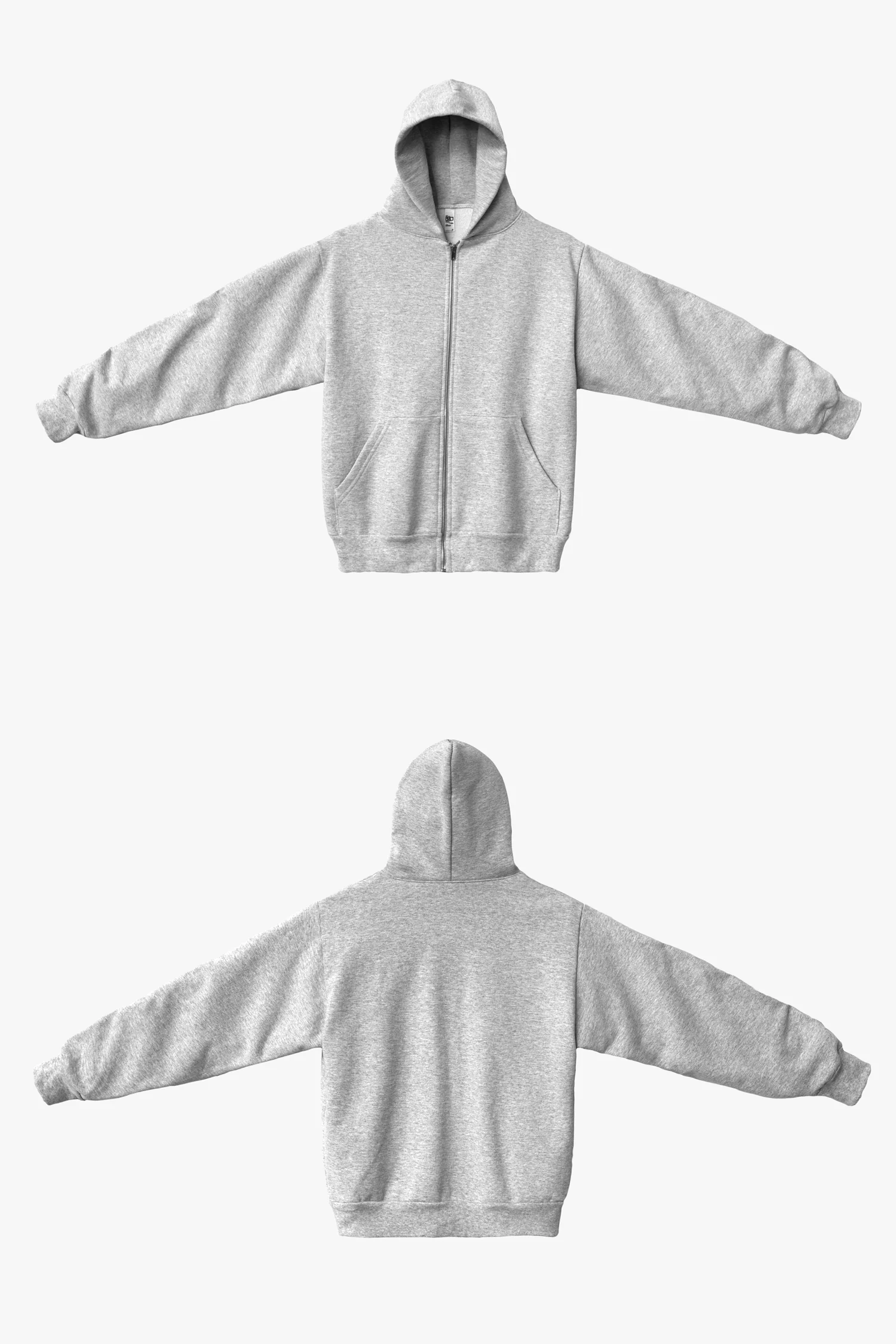 HF10 - Heavy Fleece Zip-Up Hoodie (Piece Dye) - Image 24