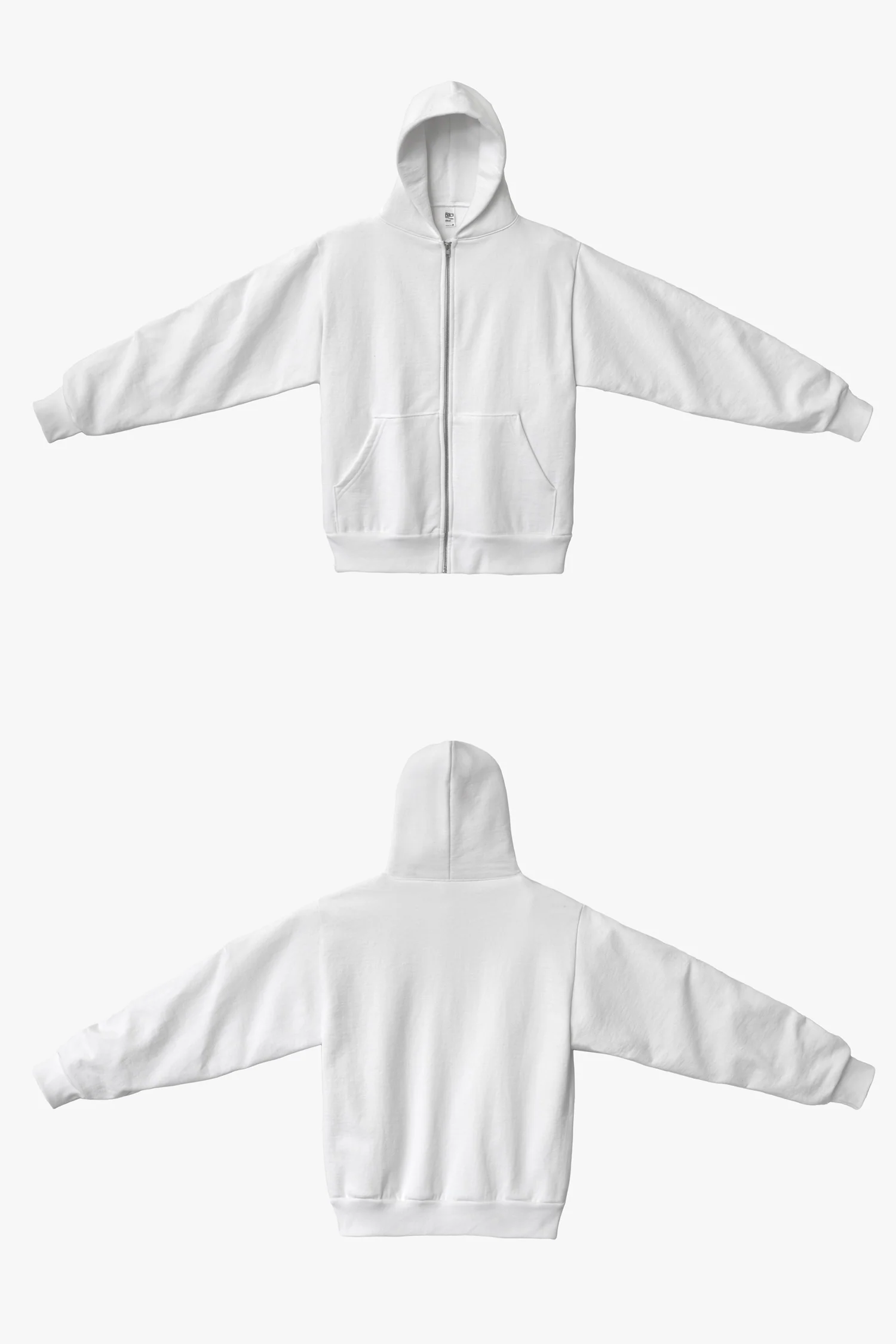 HF10 - Heavy Fleece Zip-Up Hoodie (Piece Dye) - Image 27