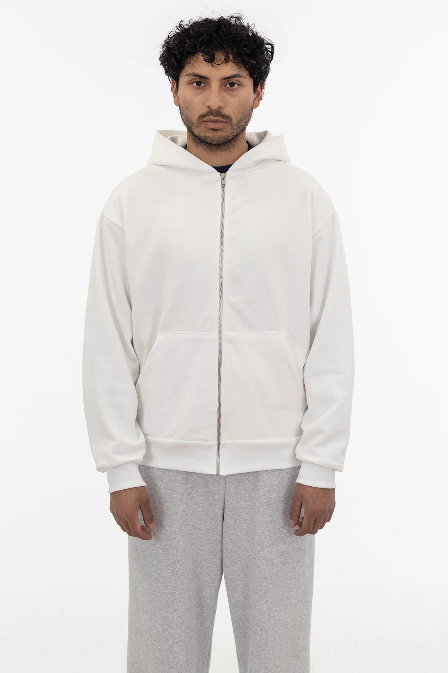 HF10 - Heavy Fleece Zip-Up Hoodie (Piece Dye) - Image 6