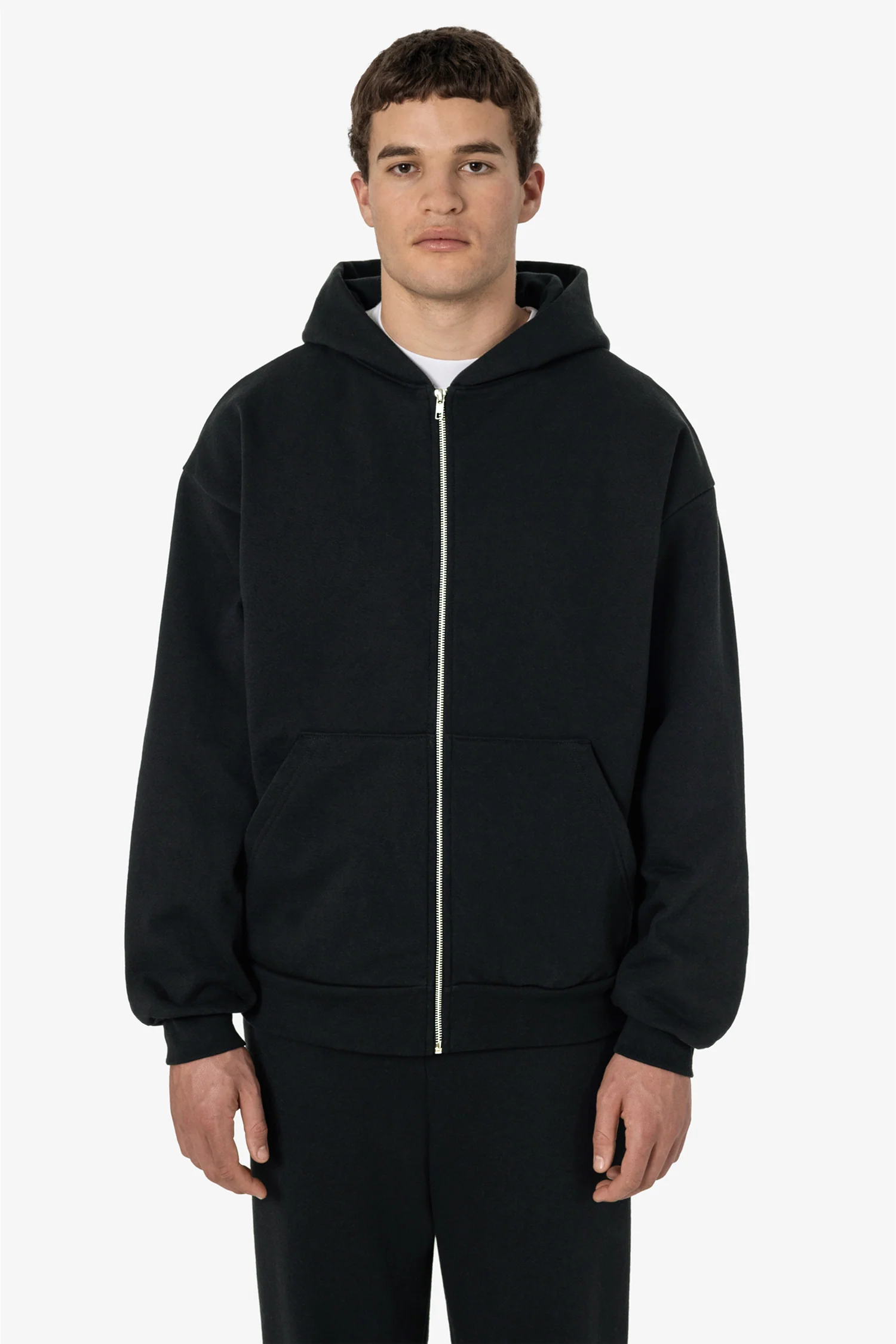 HF10 - Heavy Fleece Zip-Up Hoodie (Piece Dye) - Image 7