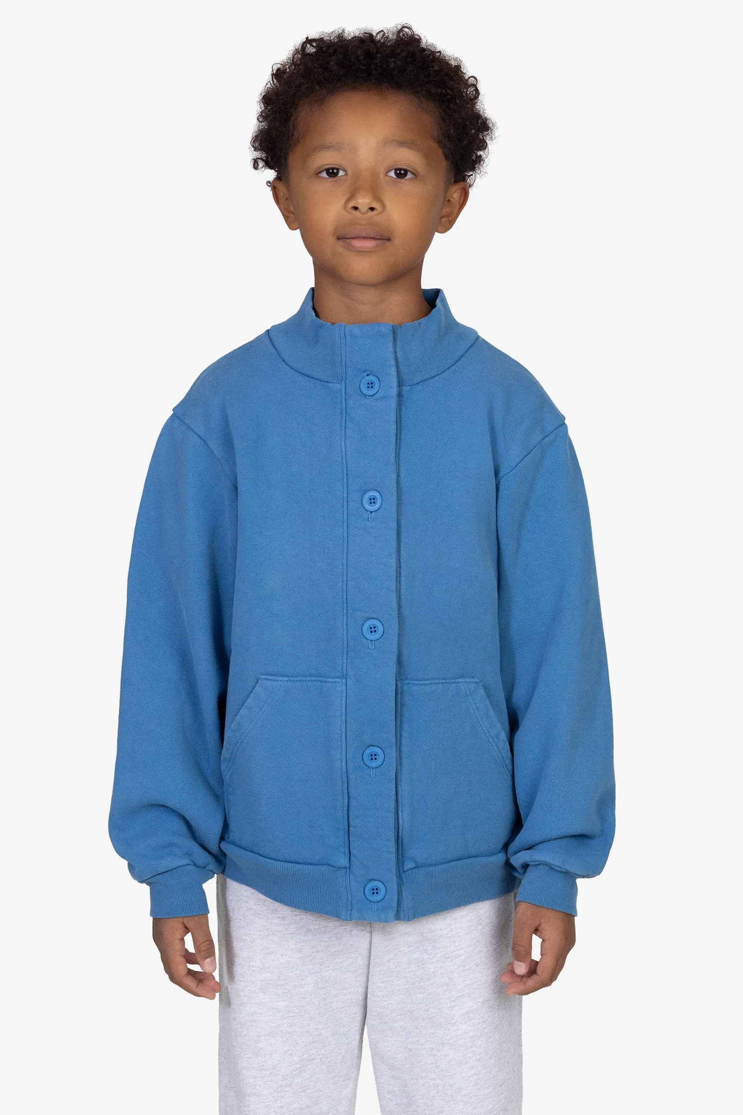 HF1001GD - Kids Heavy Fleece Jacket - Image 5