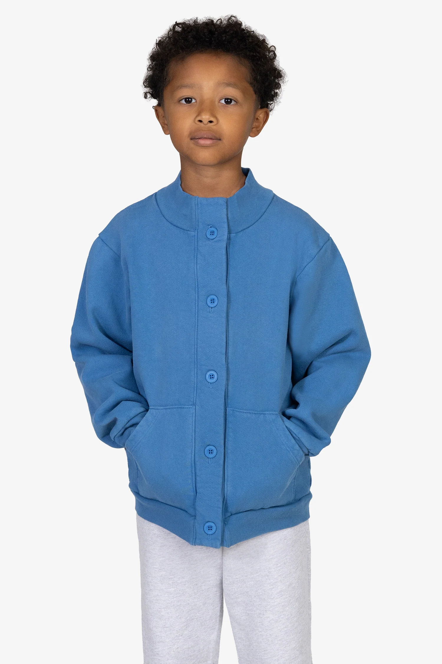 HF1001GD - Kids Heavy Fleece Jacket - Image 6