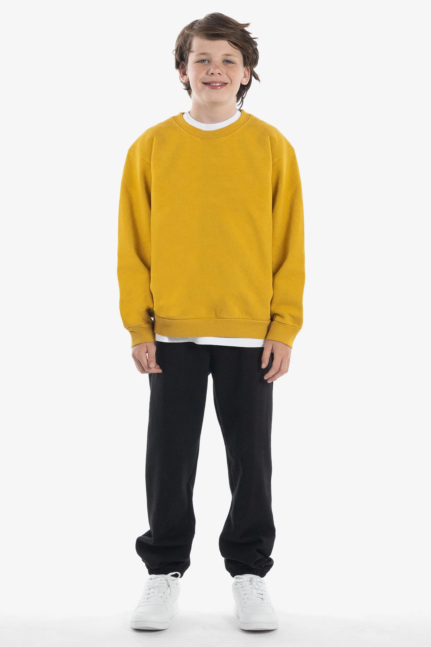 HF107GD - Kids Heavy Fleece Garment Dye Crew Sweatshirt - Image 11