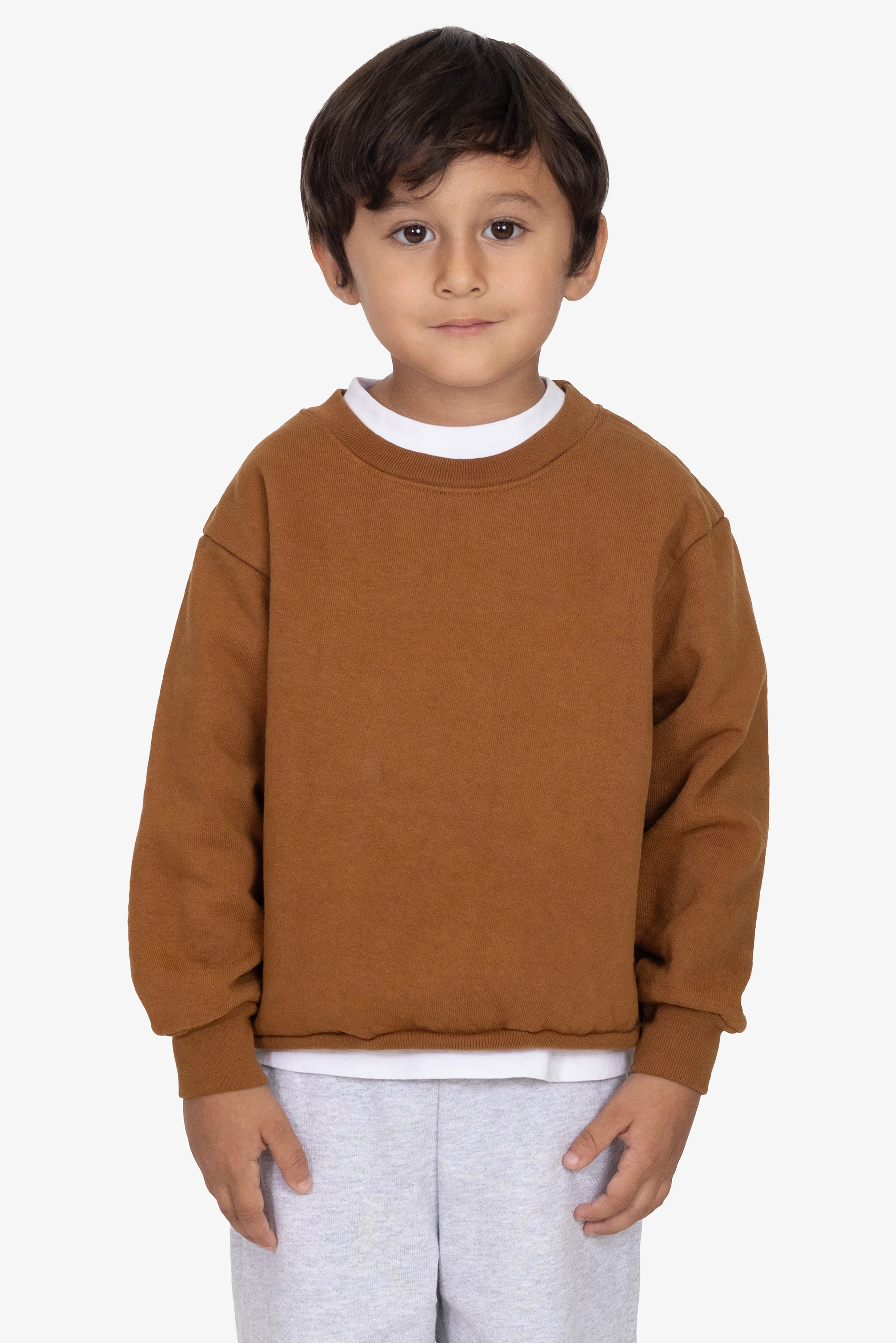 HF107GD - Kids Heavy Fleece Garment Dye Crew Sweatshirt - Image 4