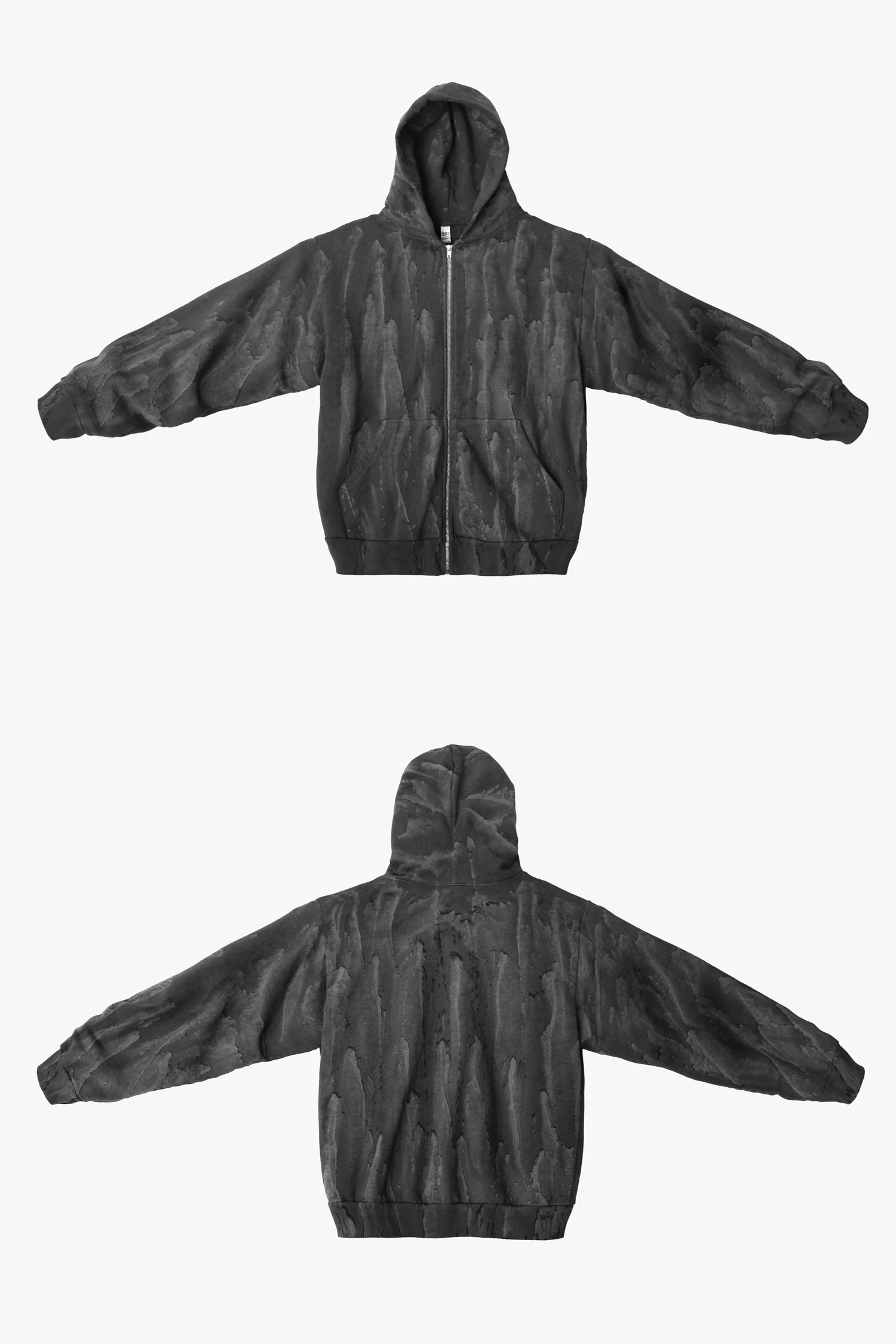 HF10 - Heavy Fleece Zip-Up Hoodie (Garment Dye) - Image 13