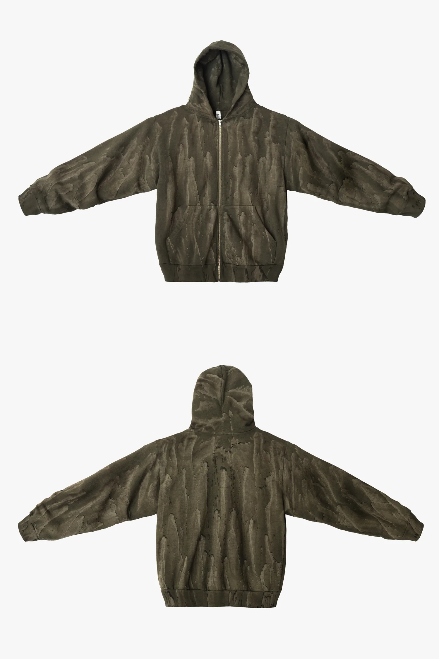 HF10 - Heavy Fleece Zip-Up Hoodie (Garment Dye) - Image 15