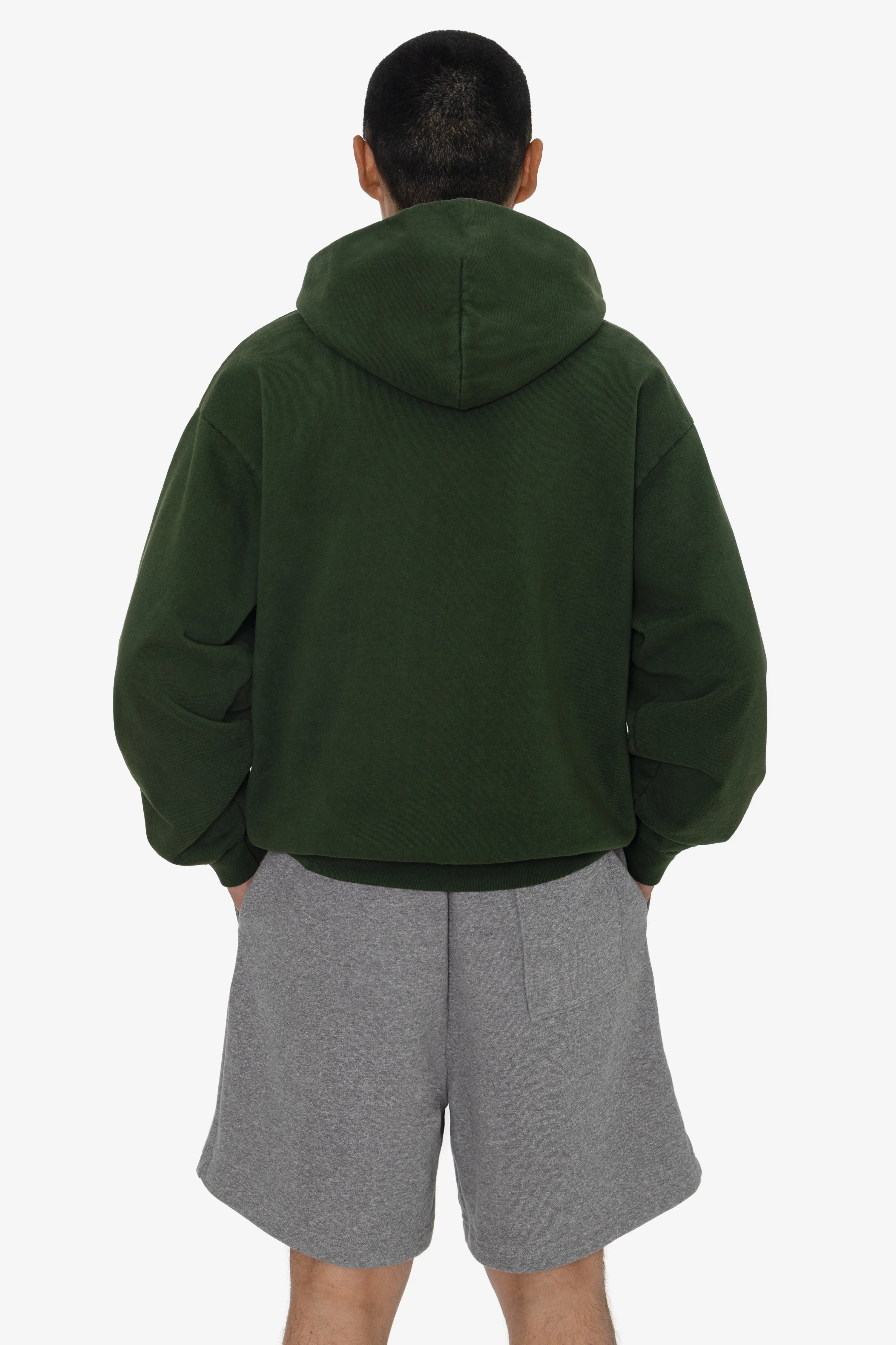 HF10 - Heavy Fleece Zip-Up Hoodie (Garment Dye) - Image 3