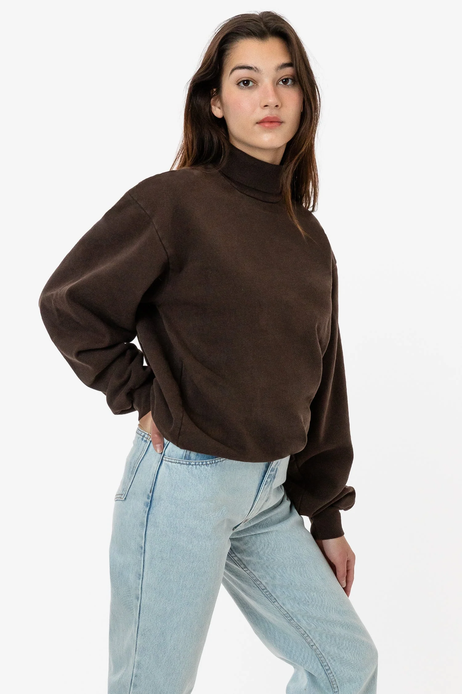 HF13 - Heavy Fleece Turtleneck (Garment Dye) - Image 3