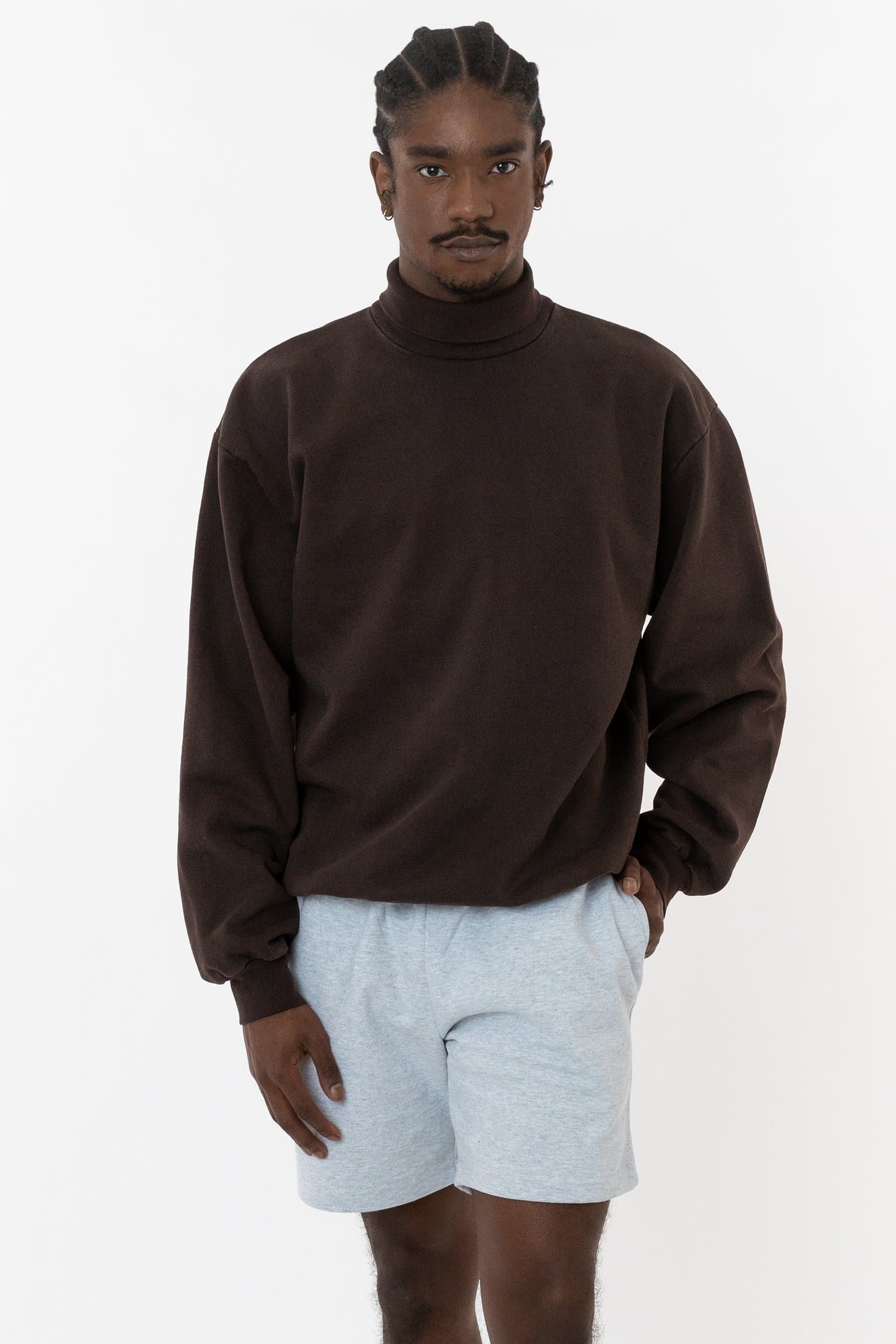 HF13 - Heavy Fleece Turtleneck (Garment Dye) - Image 4