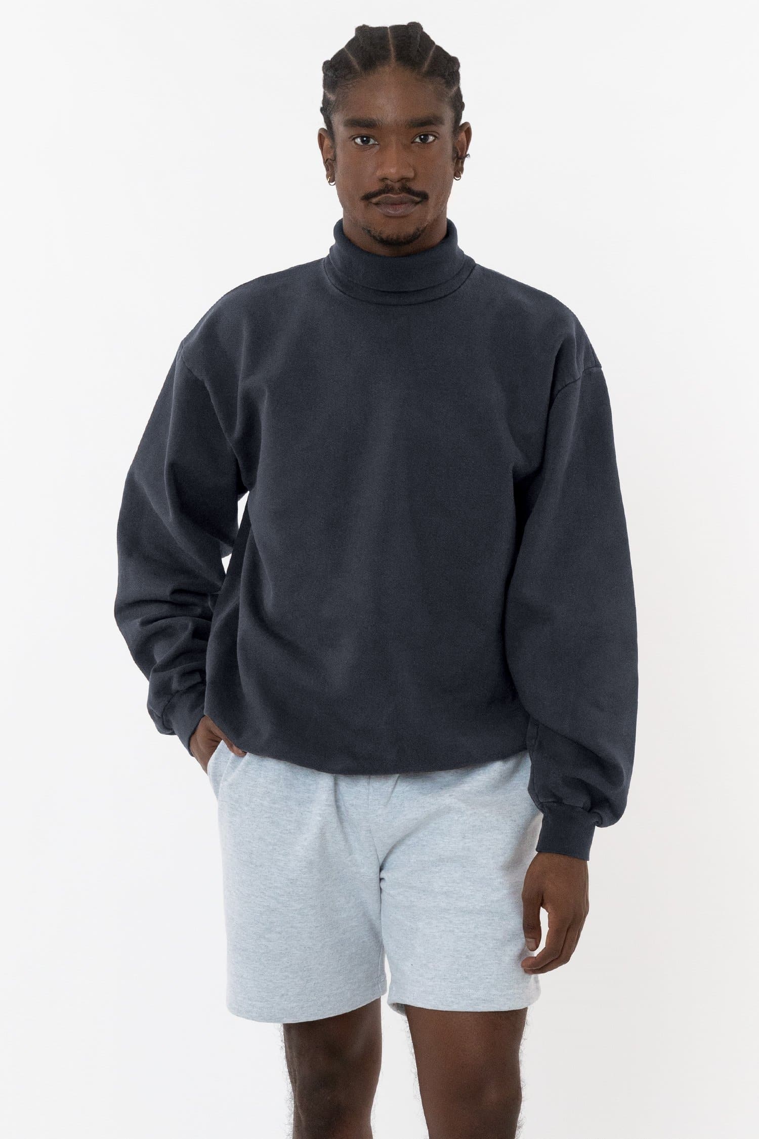 HF13 - Heavy Fleece Turtleneck (Garment Dye) - Image 6