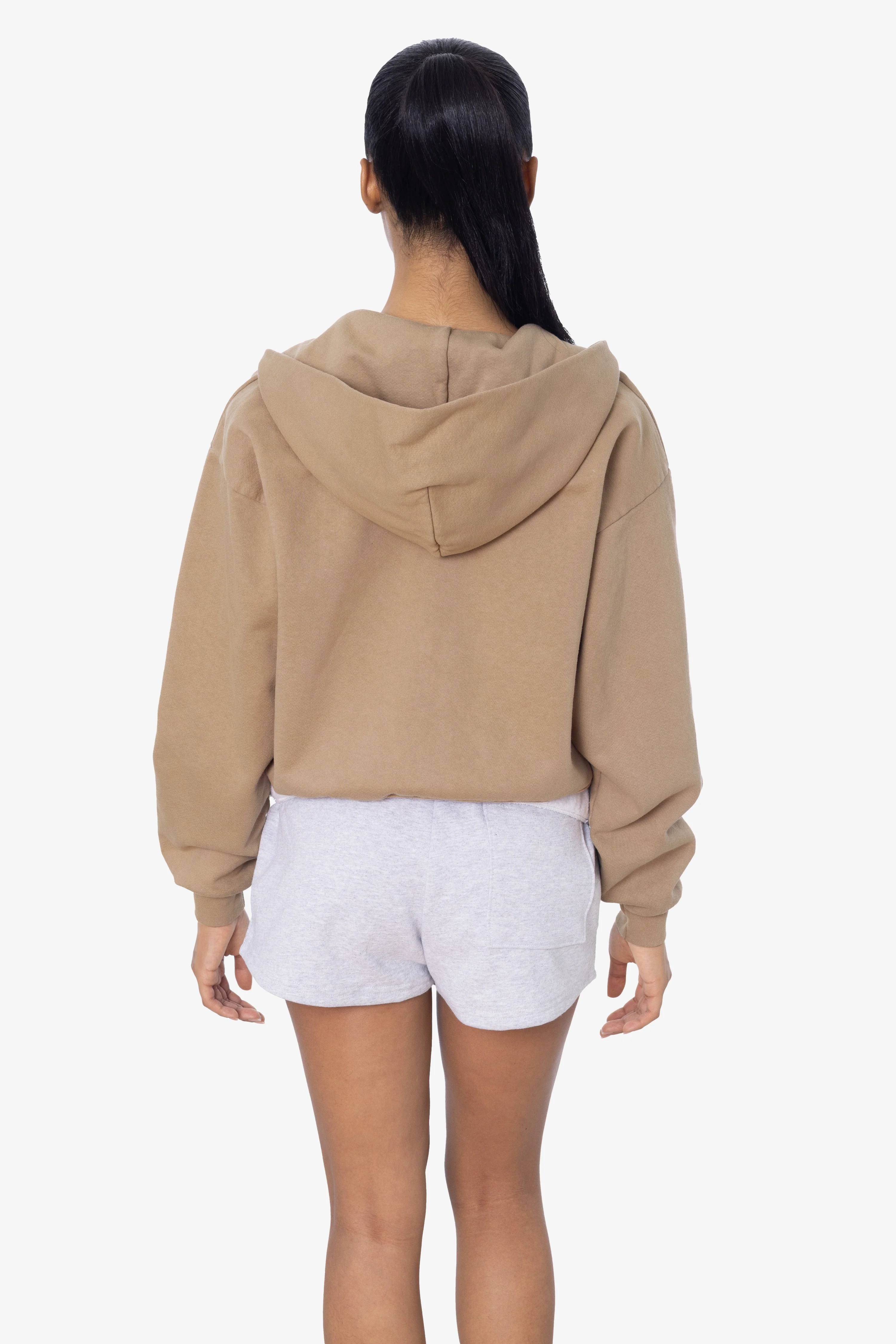 HF16 - Heavy Fleece Cropped Zip-Up Hoodie (Garment Dye) - Image 31