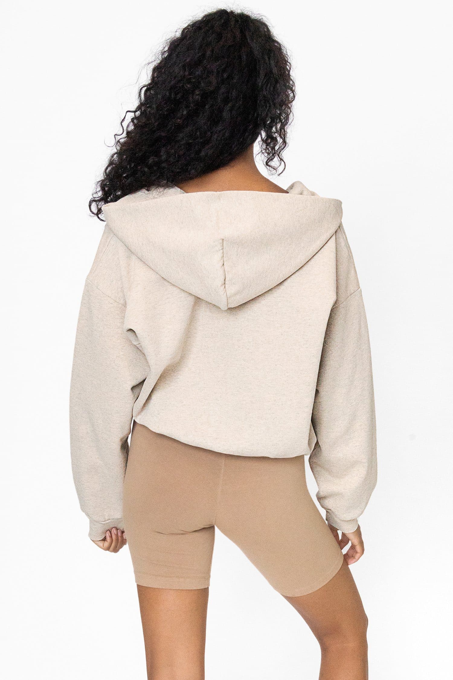 HF16 - Heavy Fleece Cropped Zip-Up Hoodie (Garment Dye) - Image 62