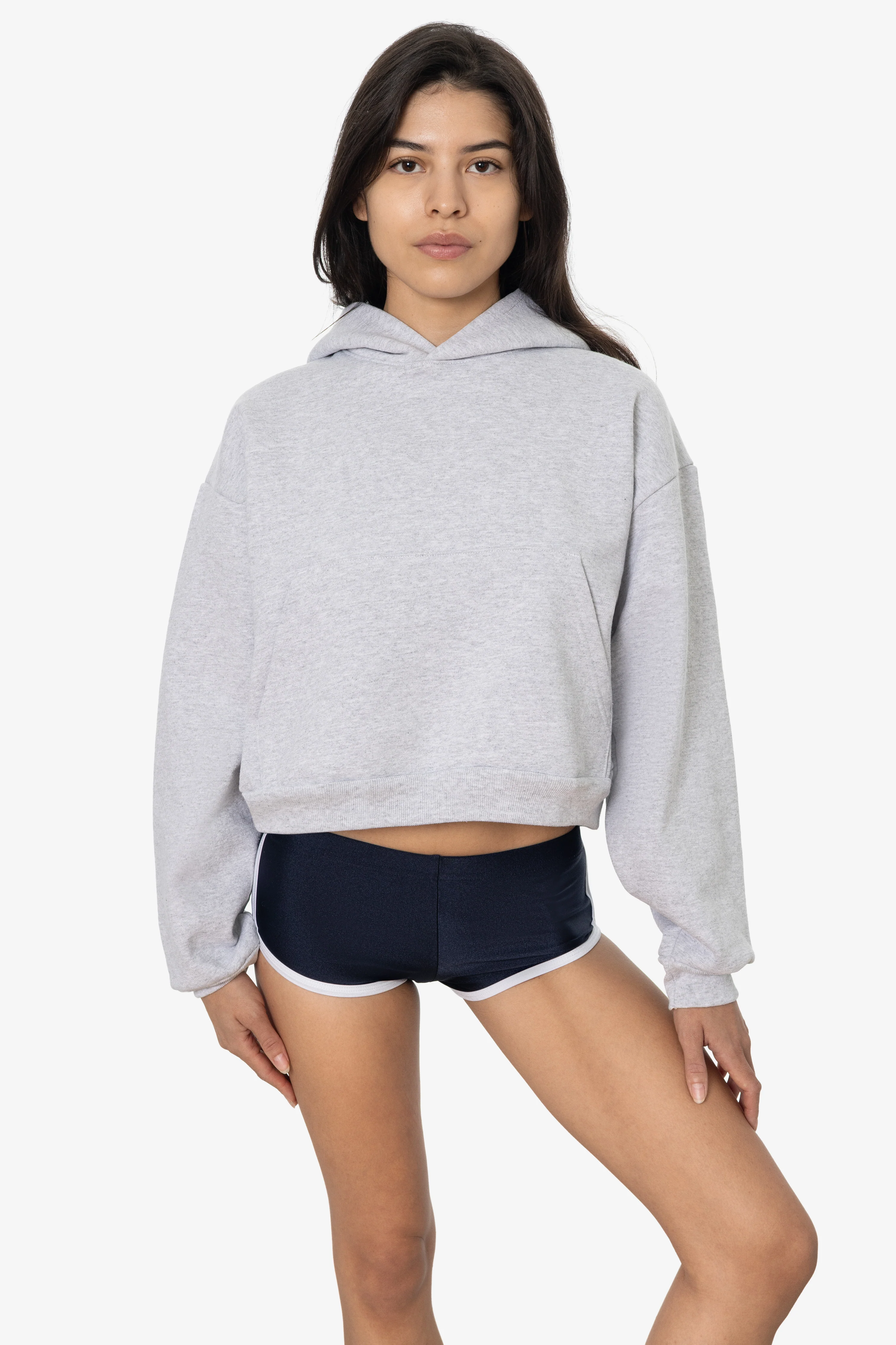 HF19 - Heavy Fleece Cropped Hoodie (Piece Dye) - Image 2