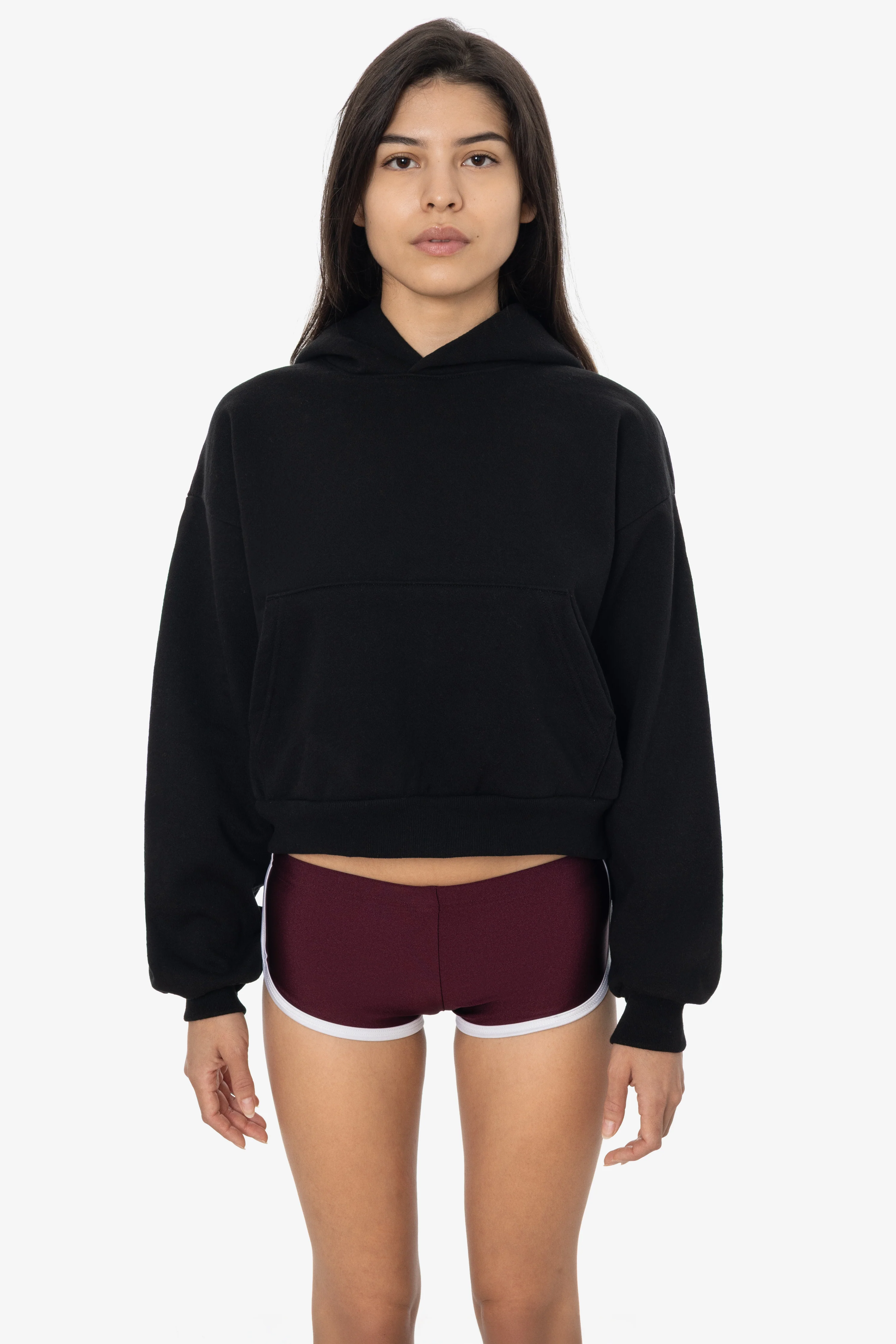 HF19 - Heavy Fleece Cropped Hoodie (Piece Dye) - Image 6