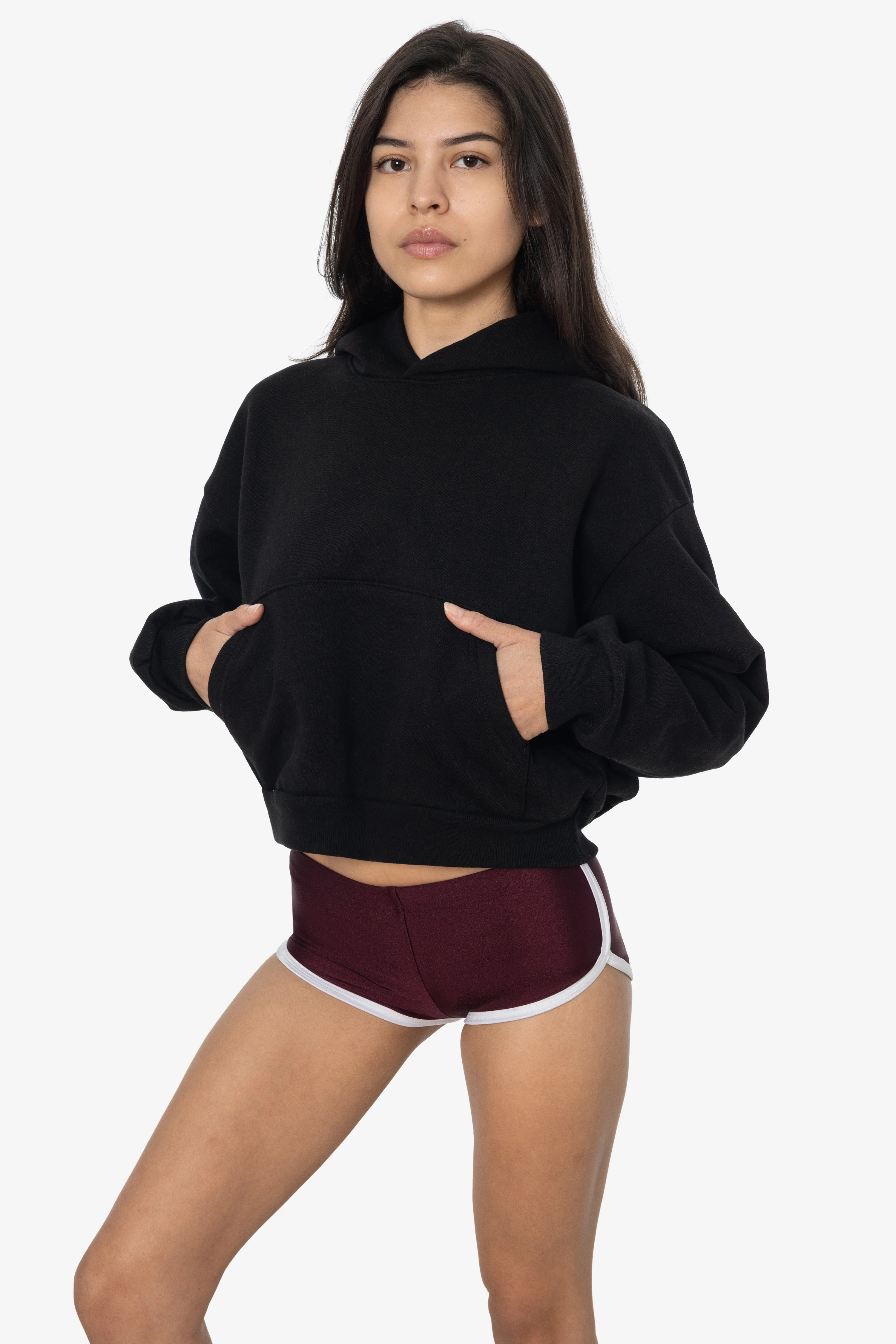 HF19 - Heavy Fleece Cropped Hoodie (Piece Dye) - Image 8
