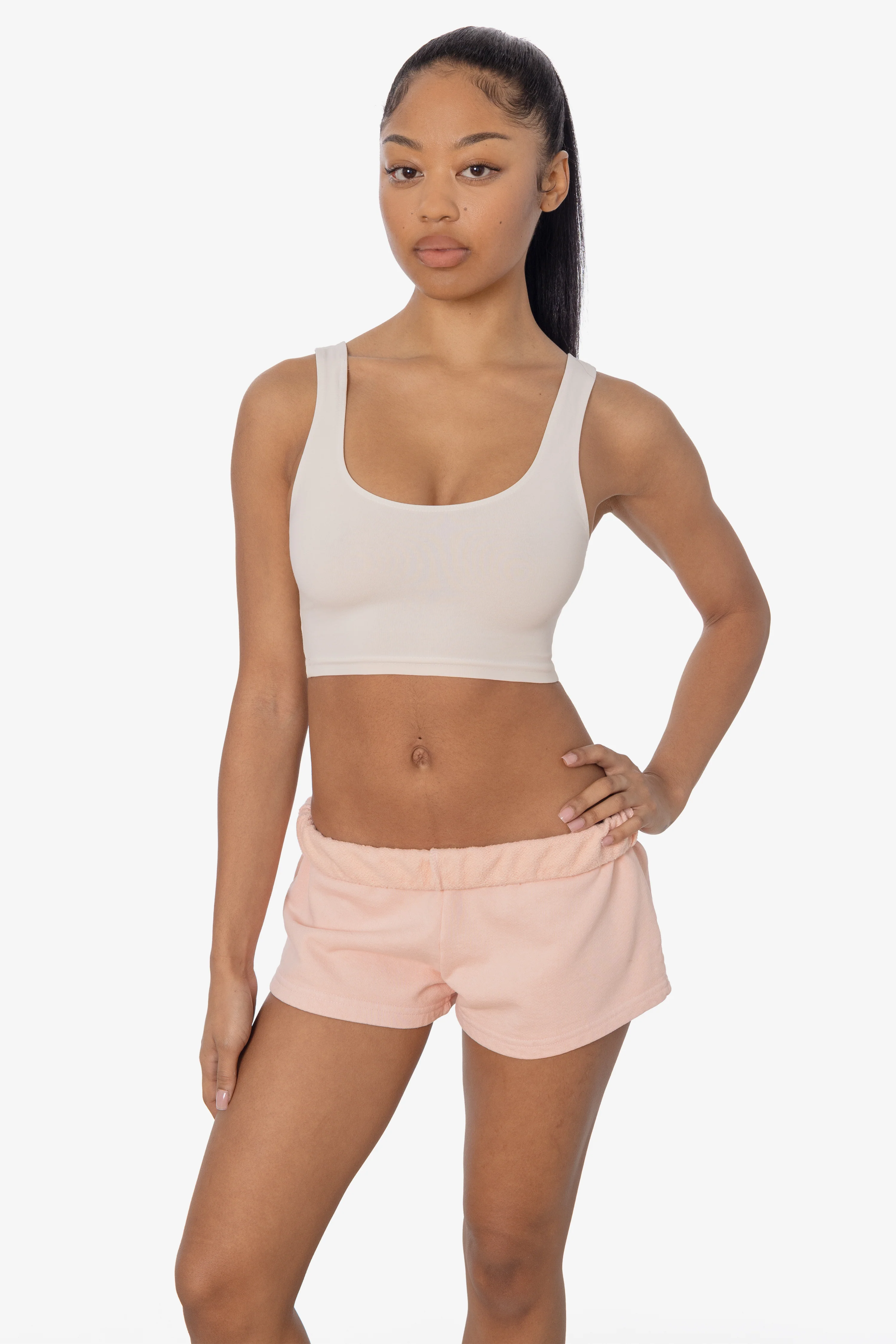 HF314 - Heavy Fleece Short Sweat Shorts (Garment Dye) - Image 11