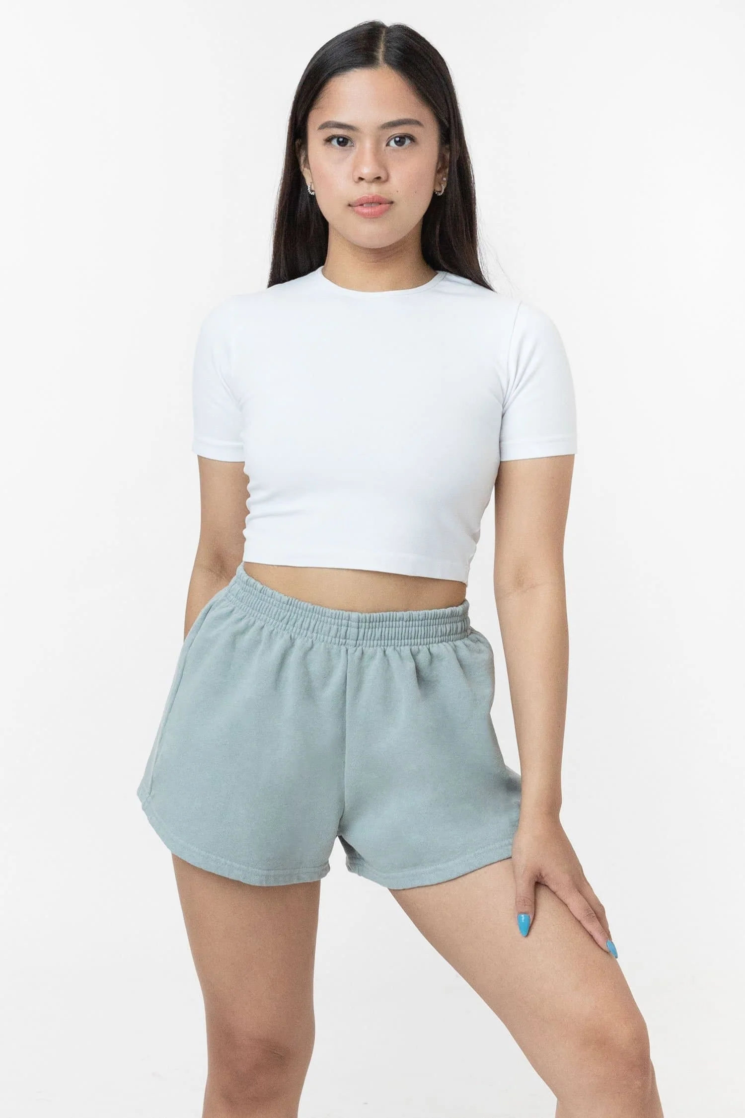 HF314 - Heavy Fleece Short Sweat Shorts (Garment Dye) - Image 2