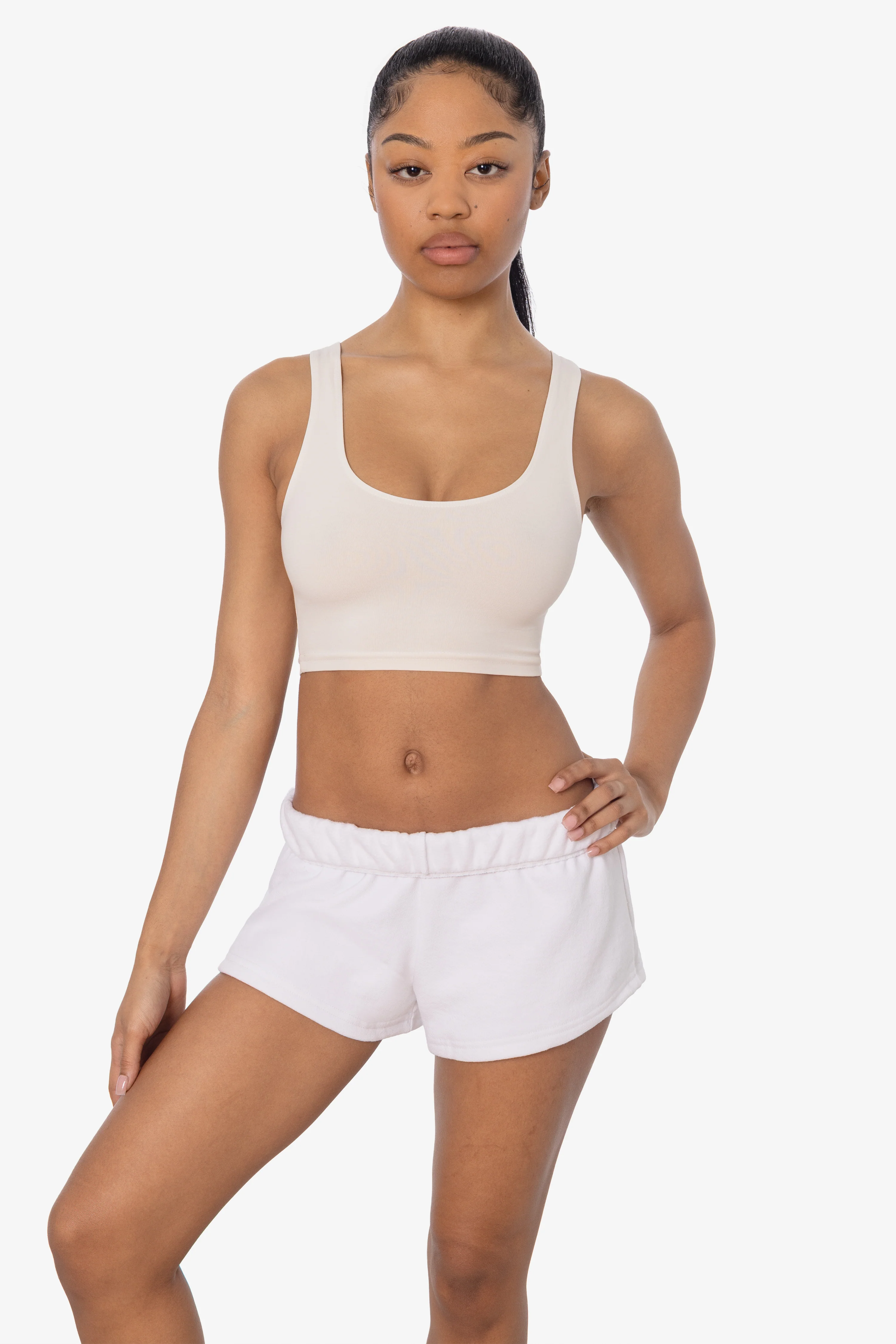 HF314 - Heavy Fleece Short Sweat Shorts (Garment Dye) - Image 3
