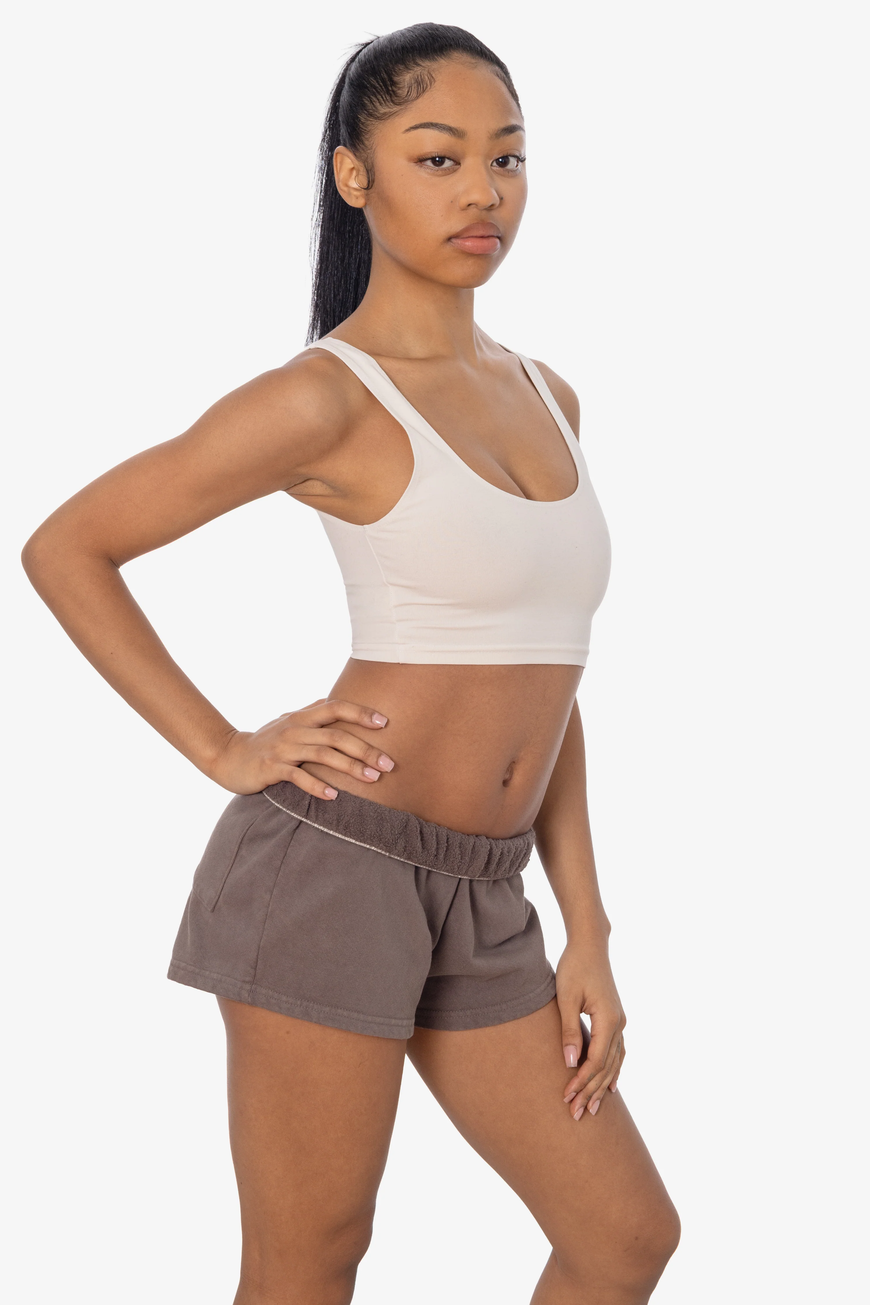 HF314 - Heavy Fleece Short Sweat Shorts (Garment Dye) - Image 31