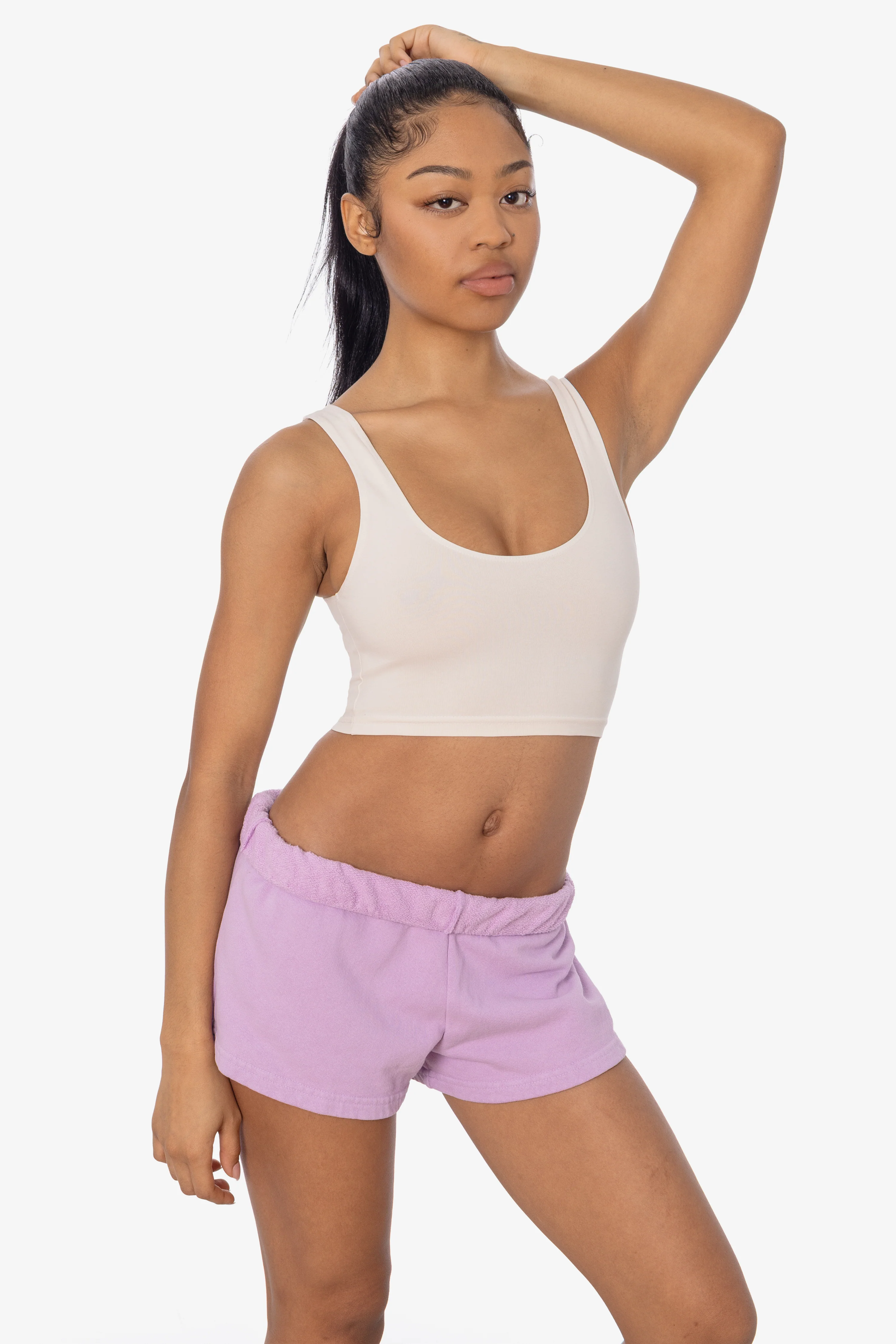 HF314 - Heavy Fleece Short Sweat Shorts (Garment Dye) - Image 34