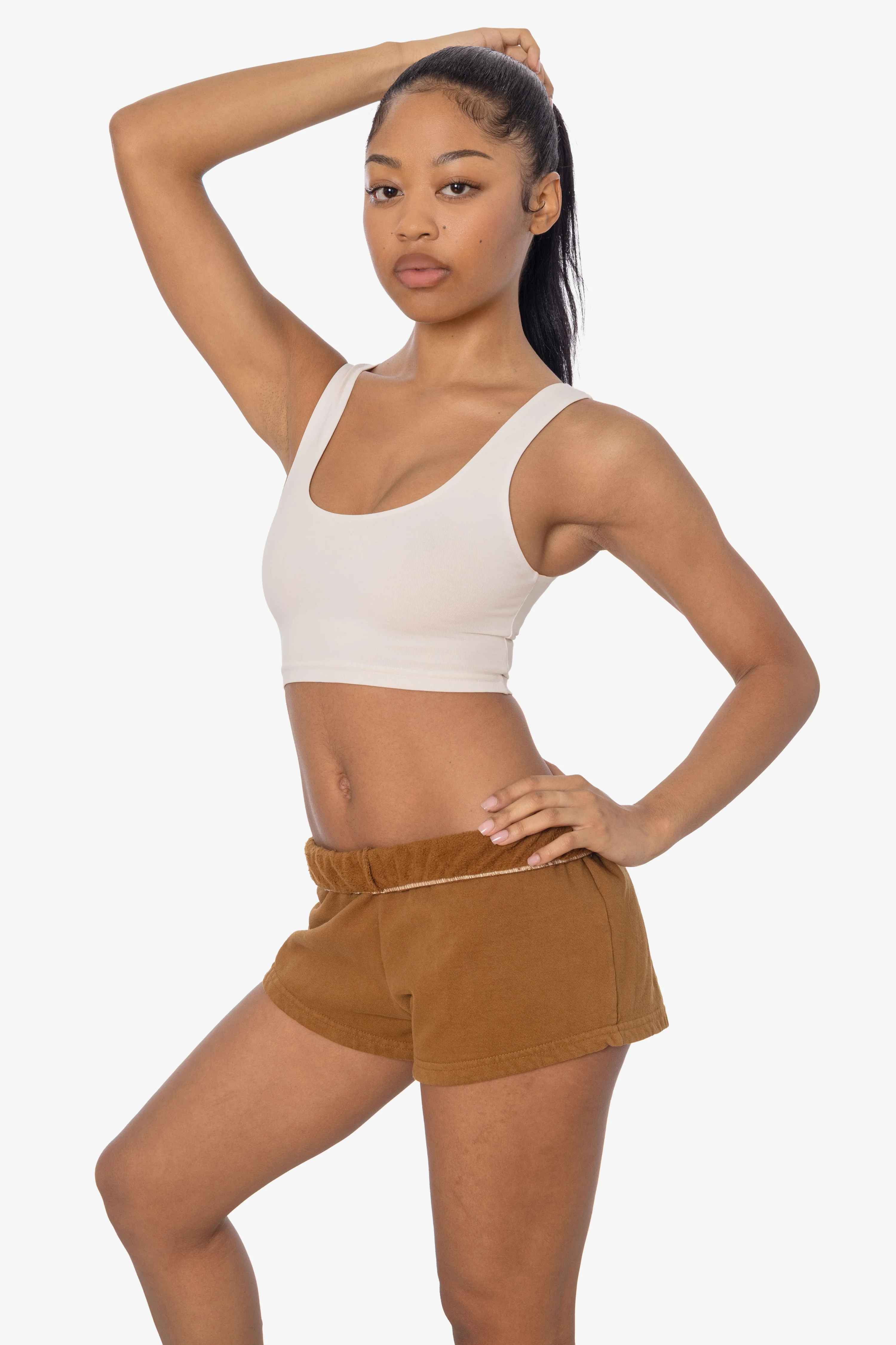 HF314 - Heavy Fleece Short Sweat Shorts (Garment Dye) - Image 36