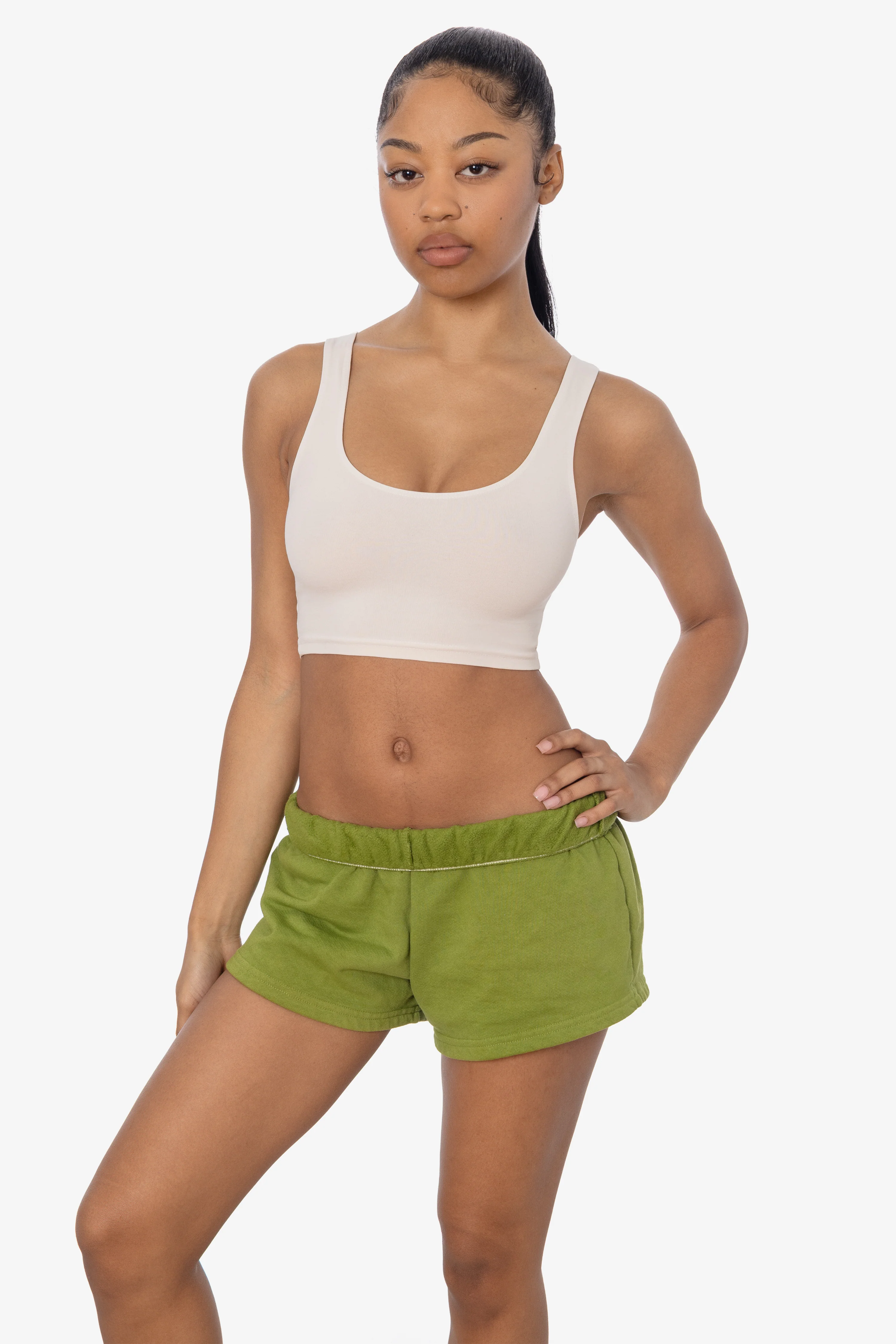 HF314 - Heavy Fleece Short Sweat Shorts (Garment Dye) - Image 39