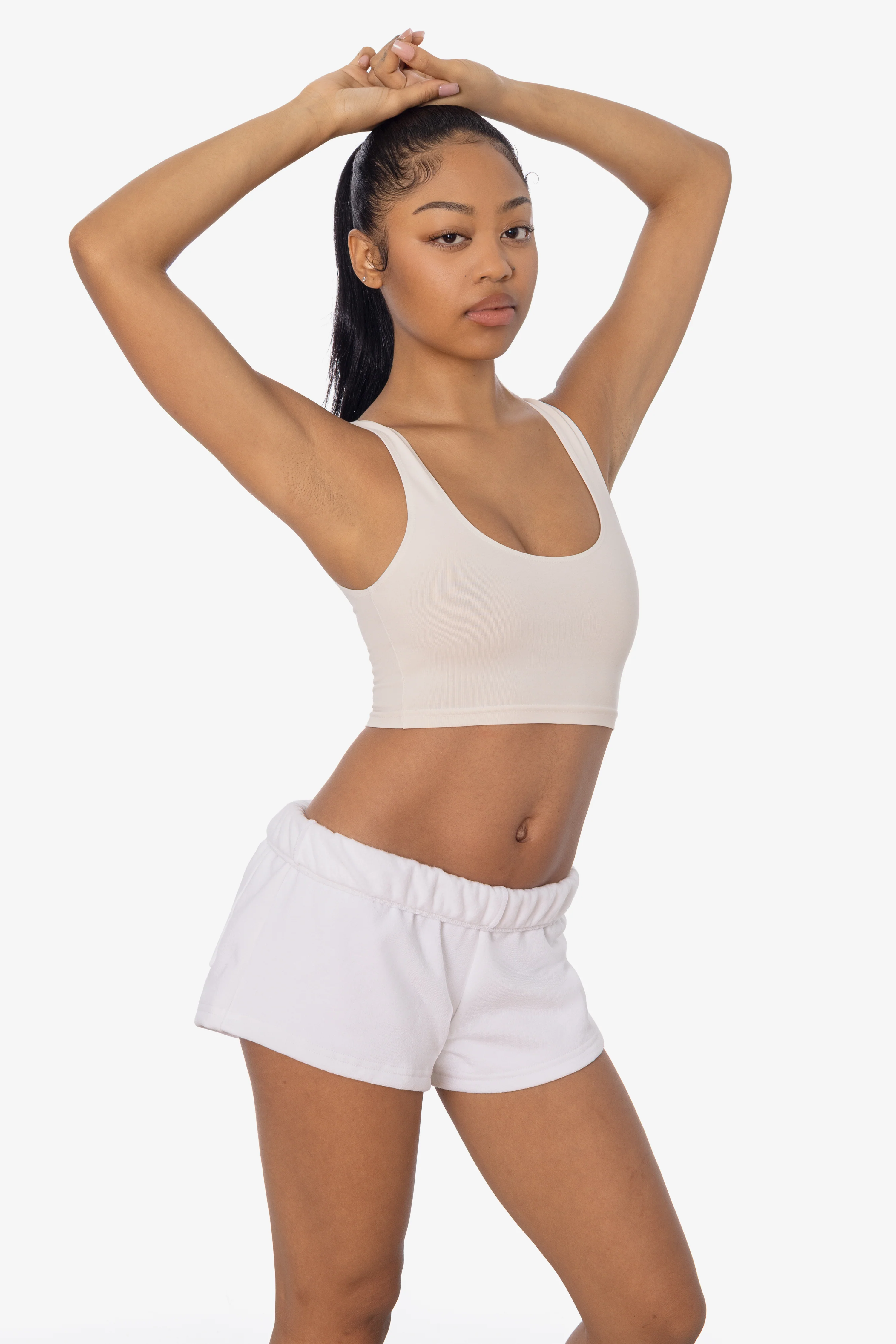 HF314 - Heavy Fleece Short Sweat Shorts (Garment Dye) - Image 4