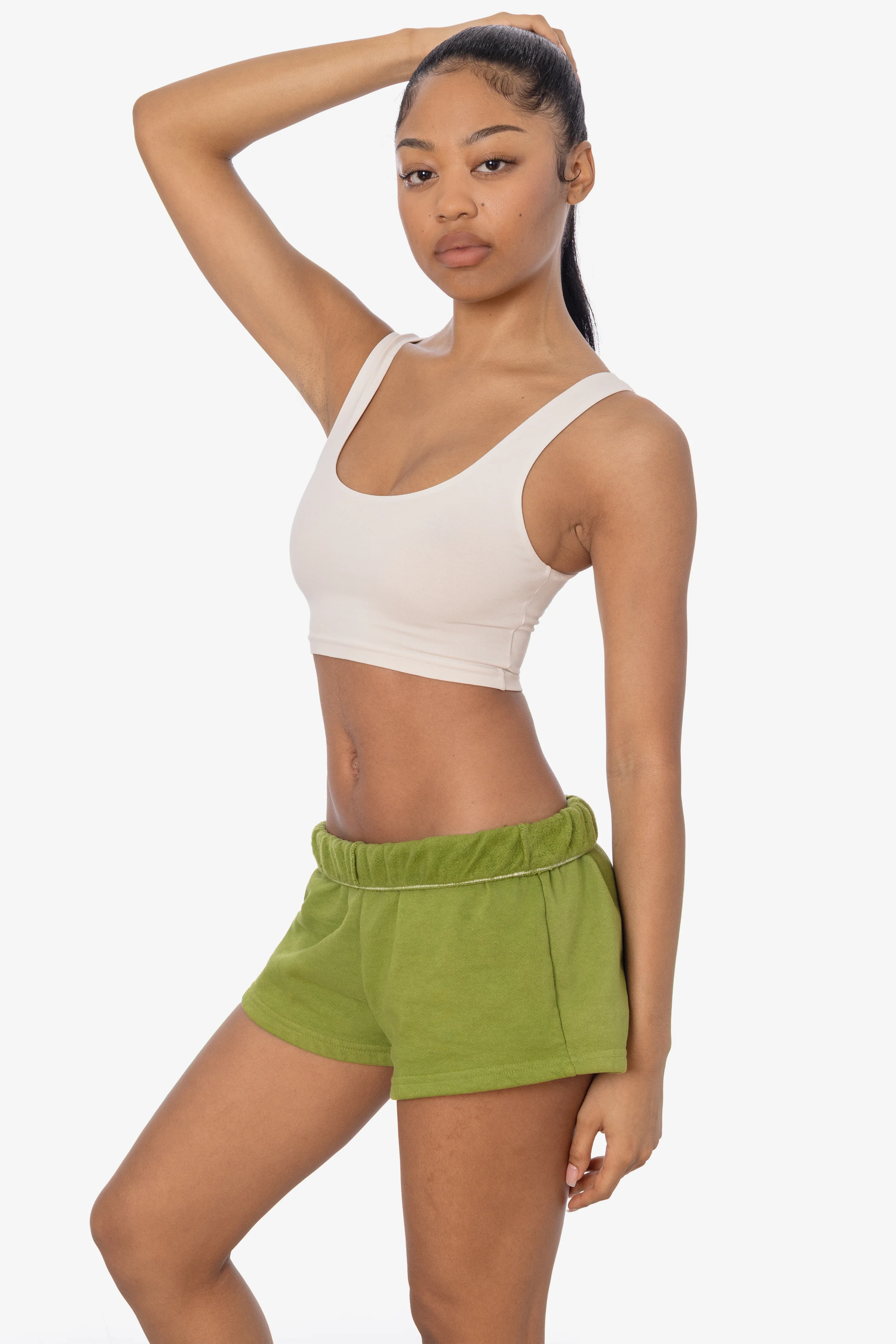 HF314 - Heavy Fleece Short Sweat Shorts (Garment Dye) - Image 40