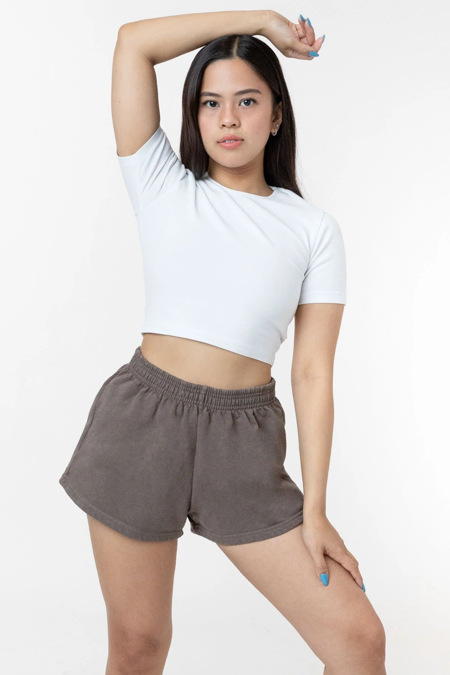 HF314 - Heavy Fleece Short Sweat Shorts (Garment Dye) - Image 42