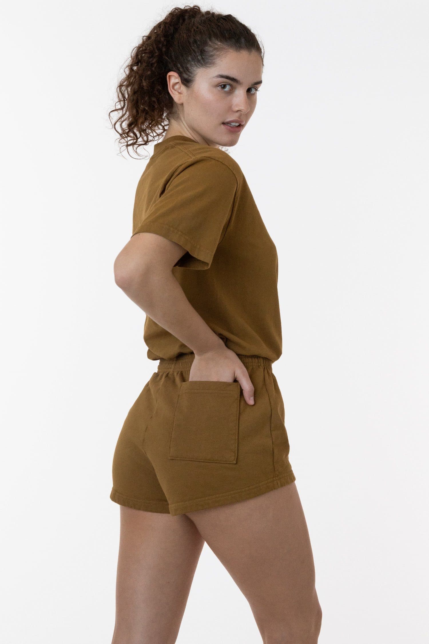 HF314 - Heavy Fleece Short Sweat Shorts (Garment Dye) - Image 47