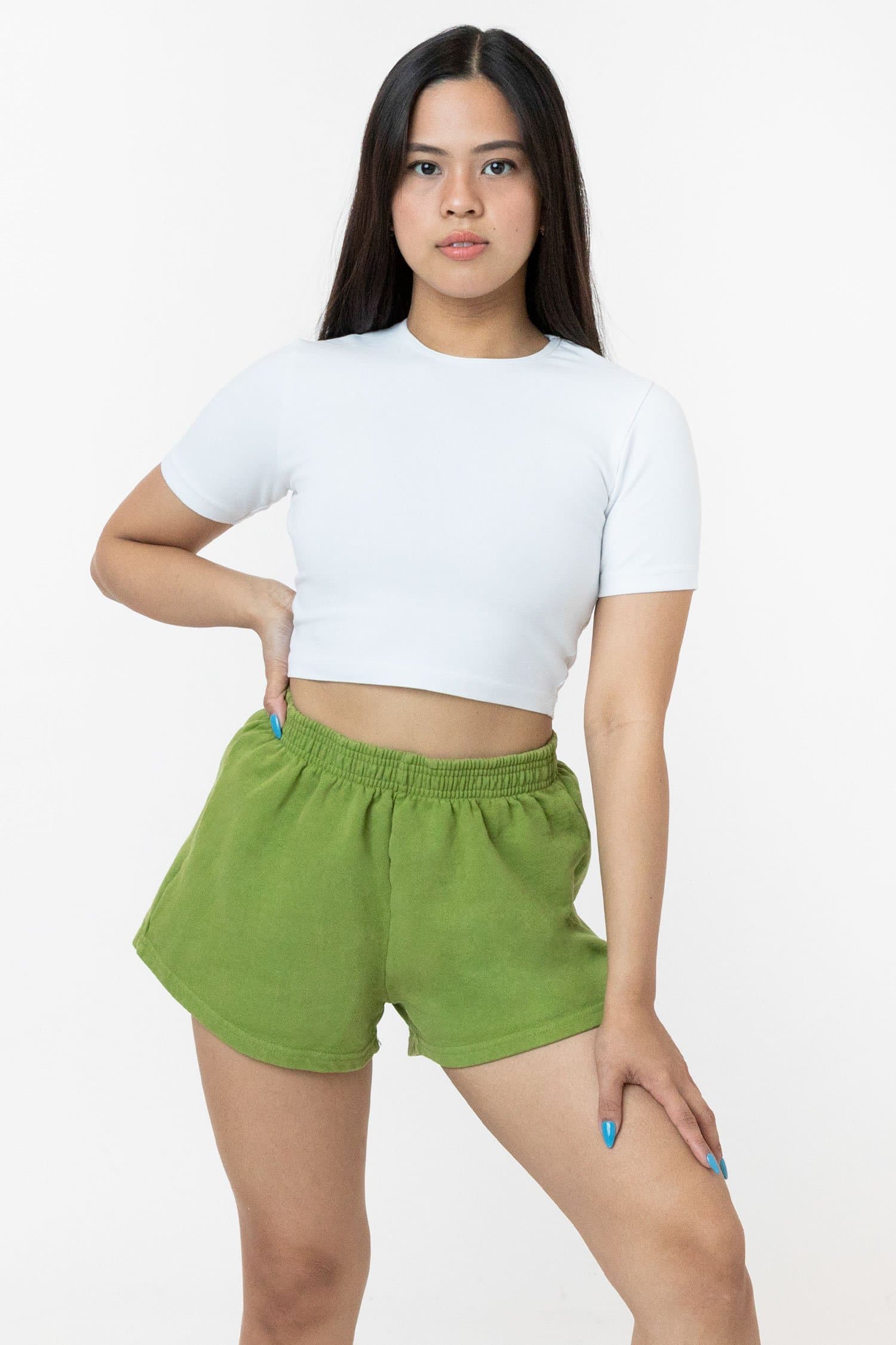 HF314 - Heavy Fleece Short Sweat Shorts (Garment Dye) - Image 48