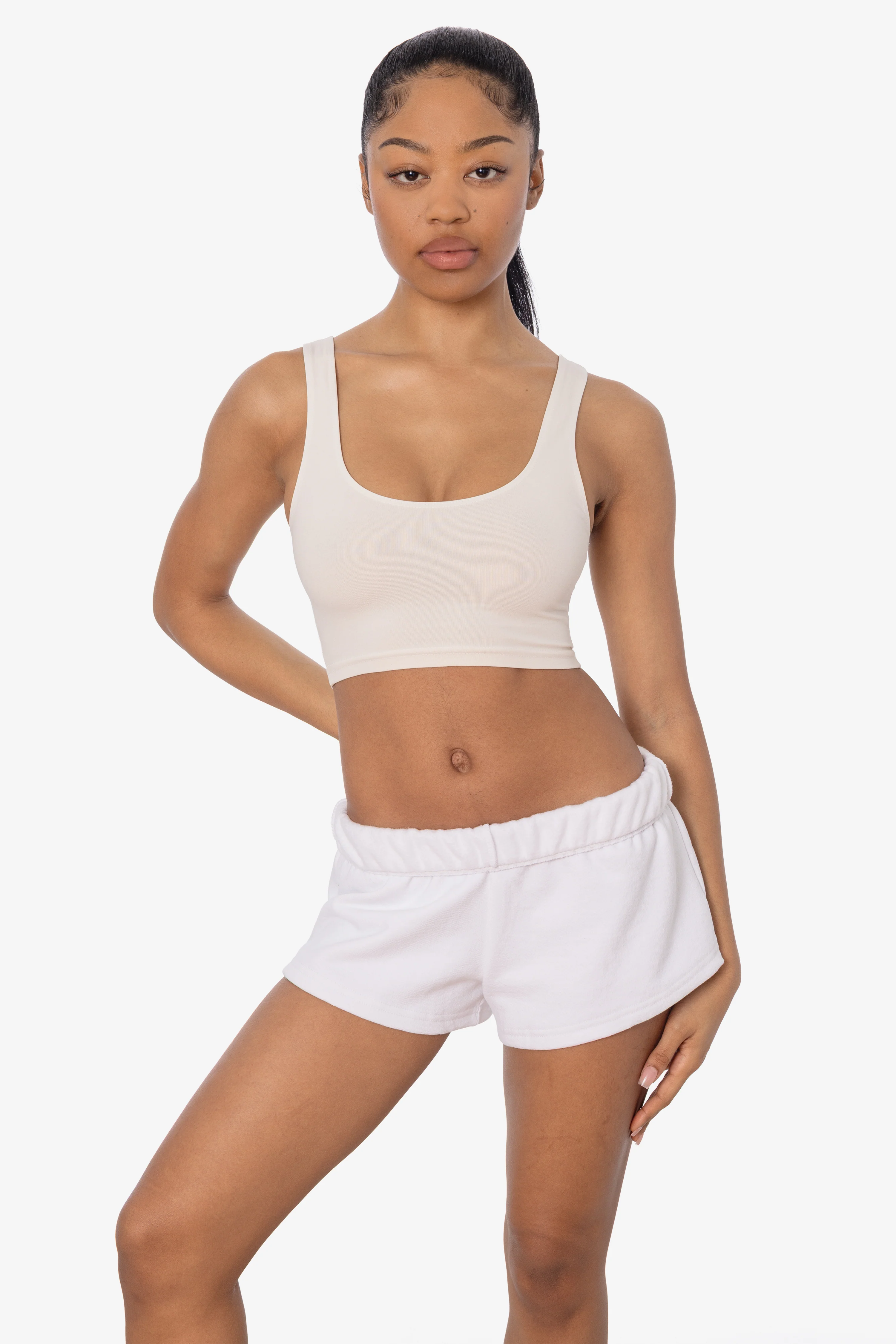 HF314 - Heavy Fleece Short Sweat Shorts (Garment Dye) - Image 5