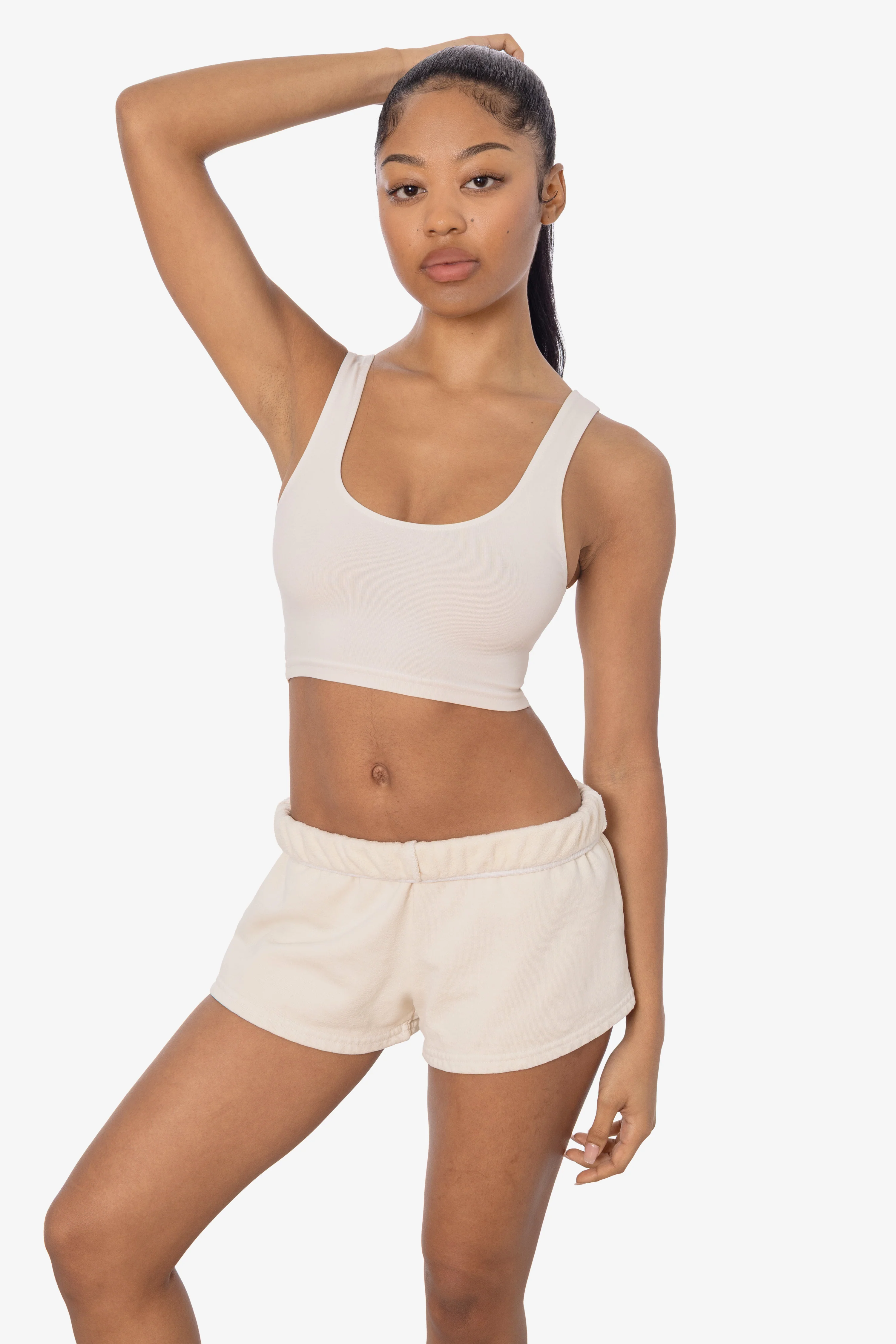 HF314 - Heavy Fleece Short Sweat Shorts (Garment Dye) - Image 7