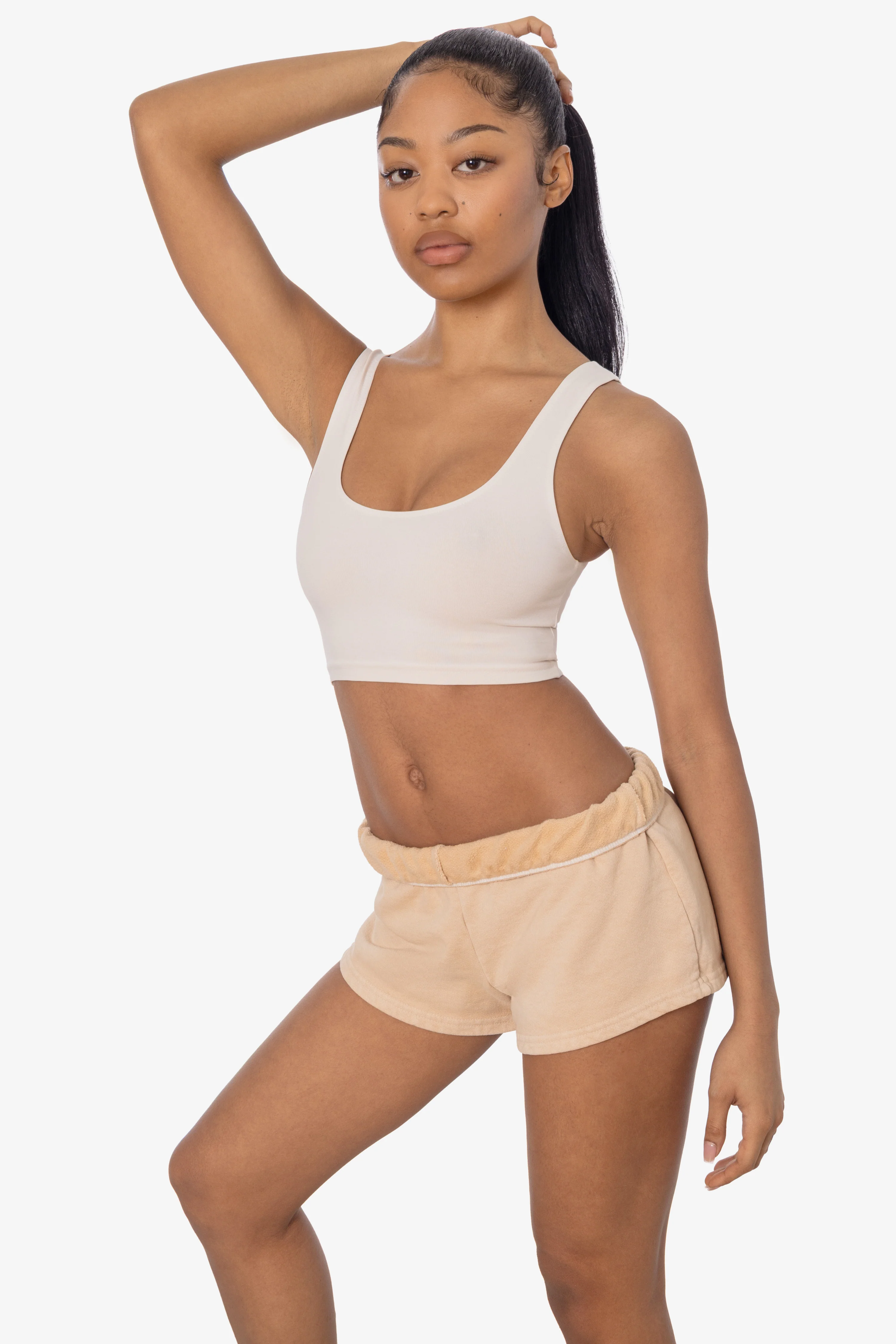 HF314 - Heavy Fleece Short Sweat Shorts (Garment Dye) - Image 9