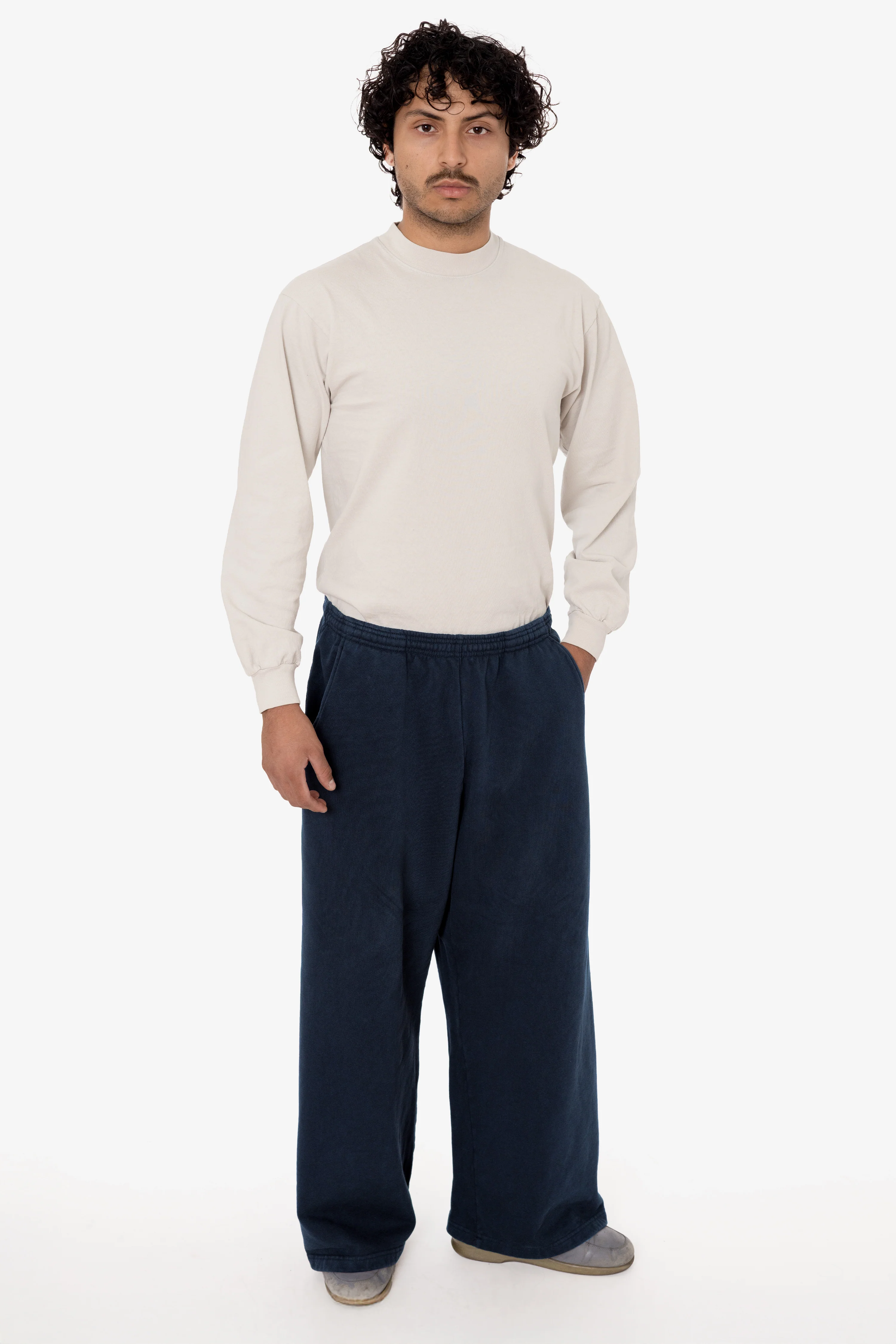 HF45GD - Heavy Fleece Extra Wide Mens Sweatpants - Image 7