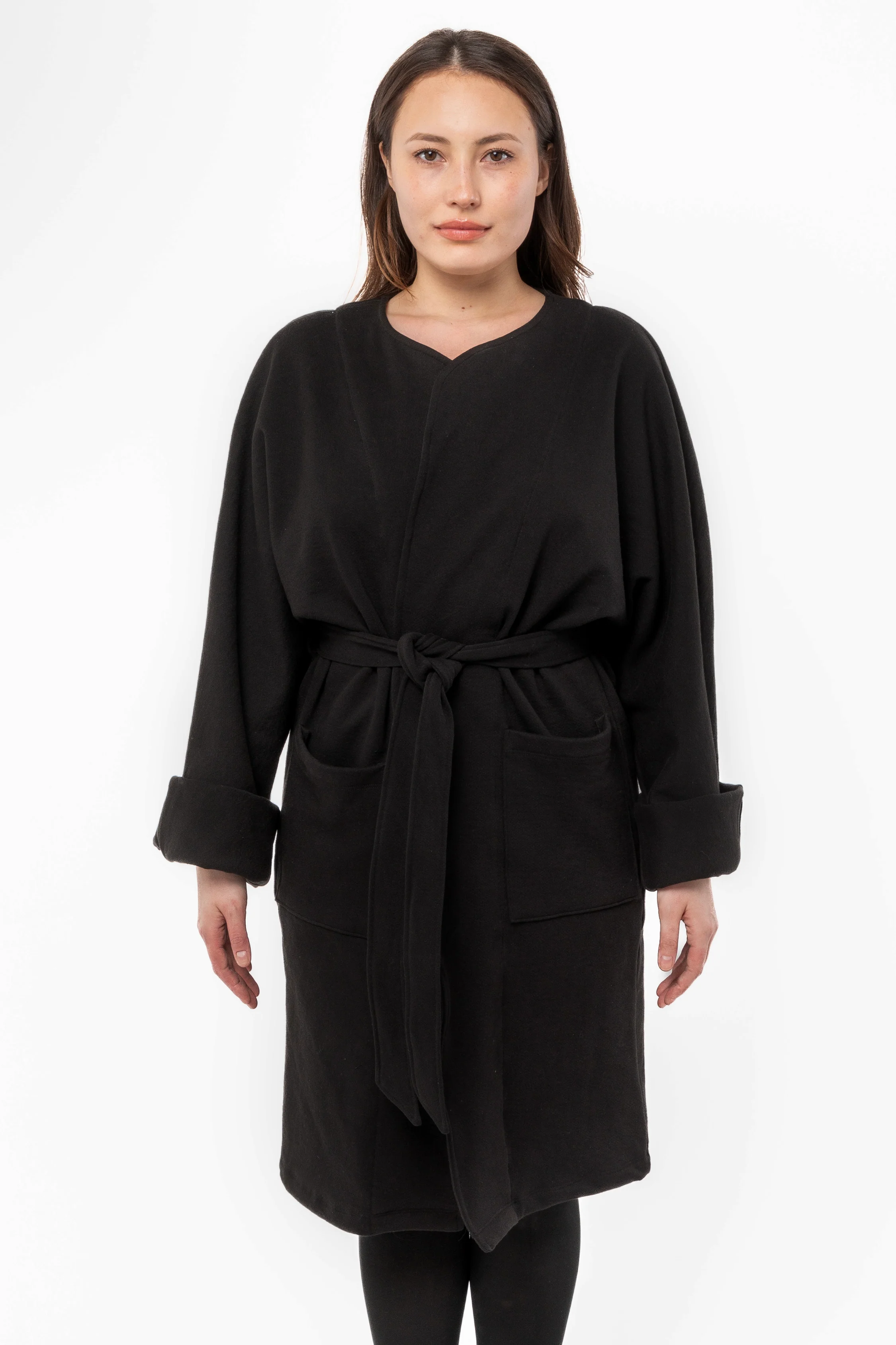 HF50GD - Heavy Fleece Wrap Coat - Image 7
