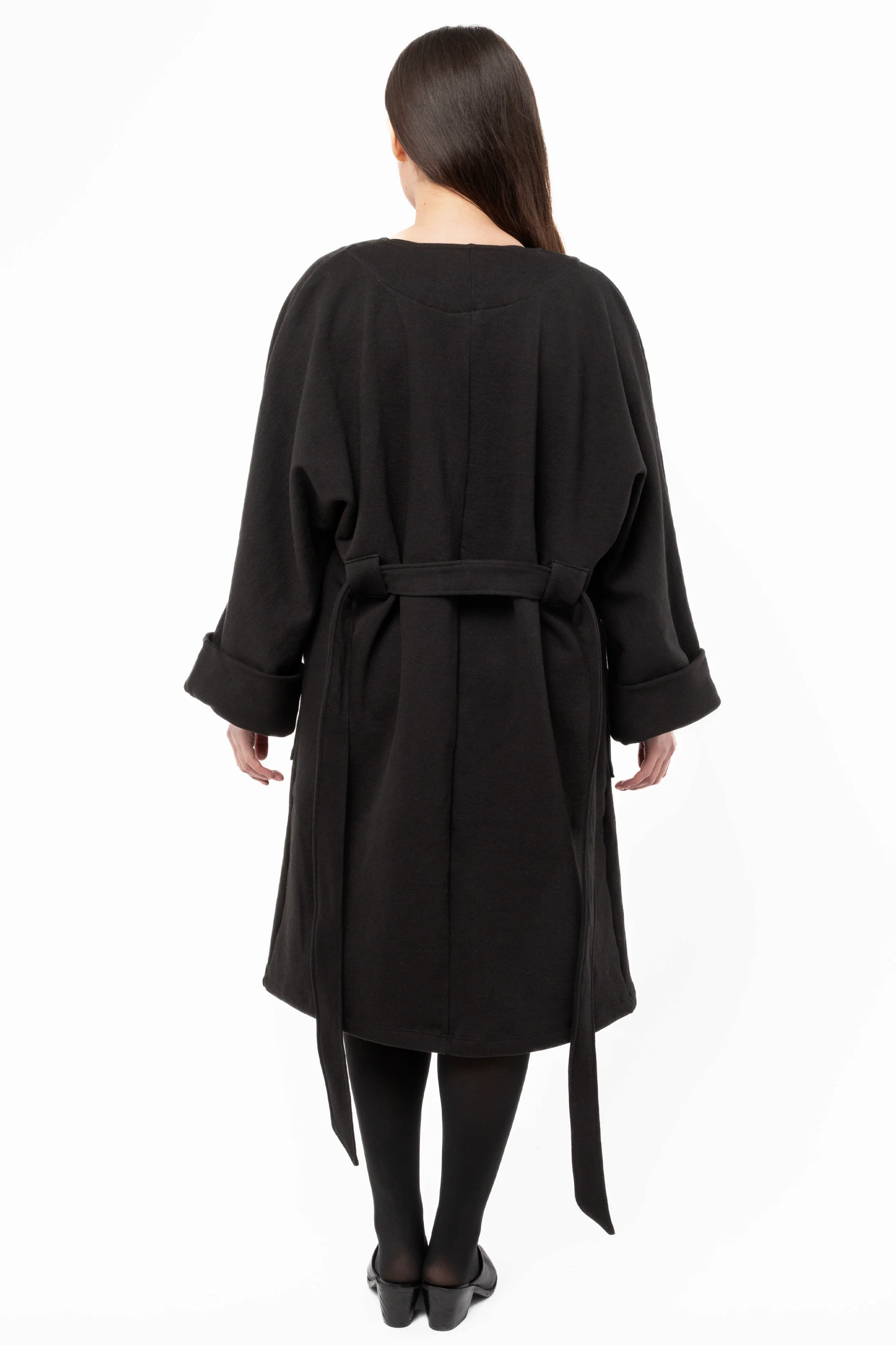 HF50GD - Heavy Fleece Wrap Coat - Image 8