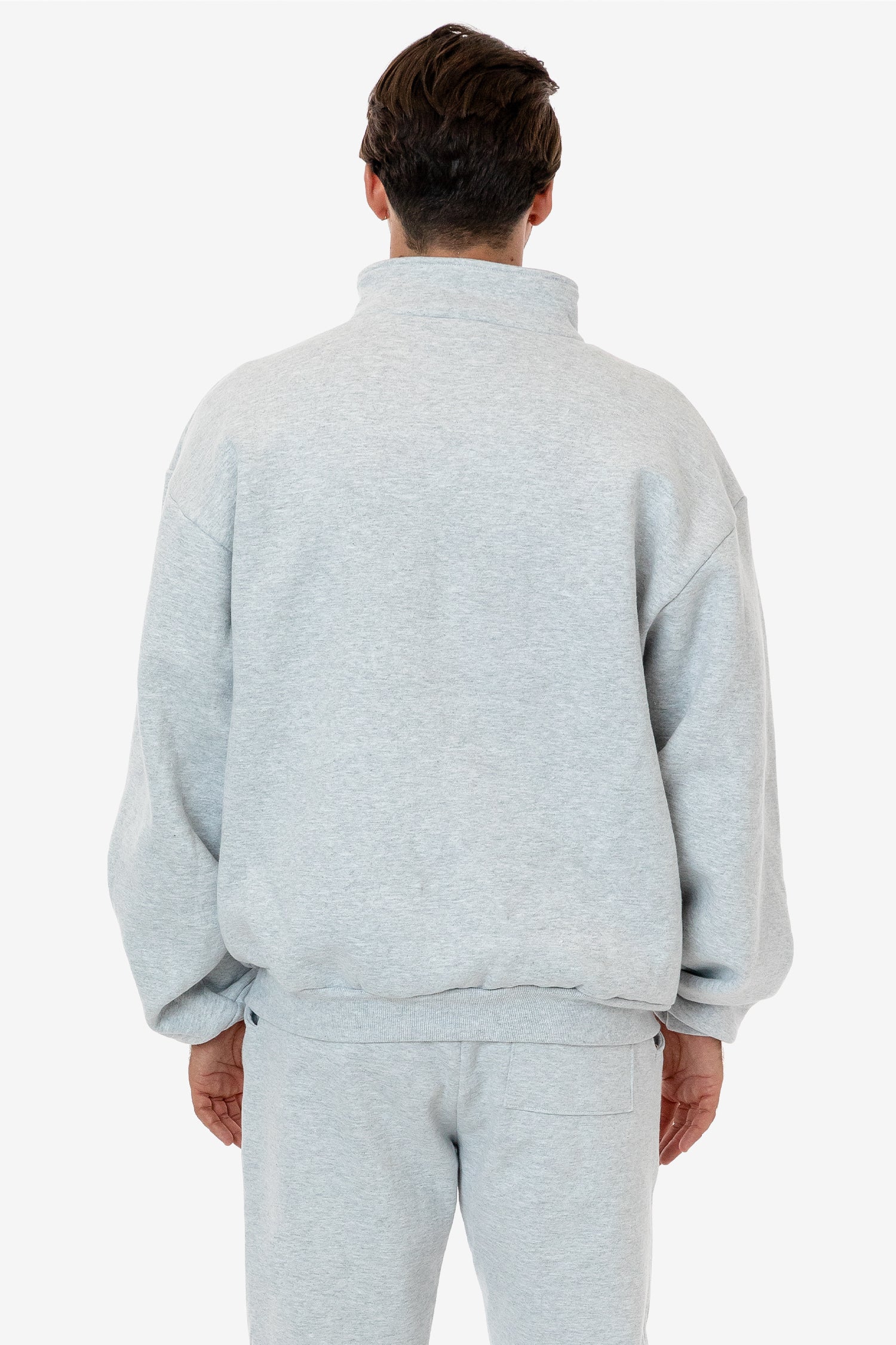 HFX408 - Heavy Fleece Half Zip Pullover (Piece Dye) - Image 3