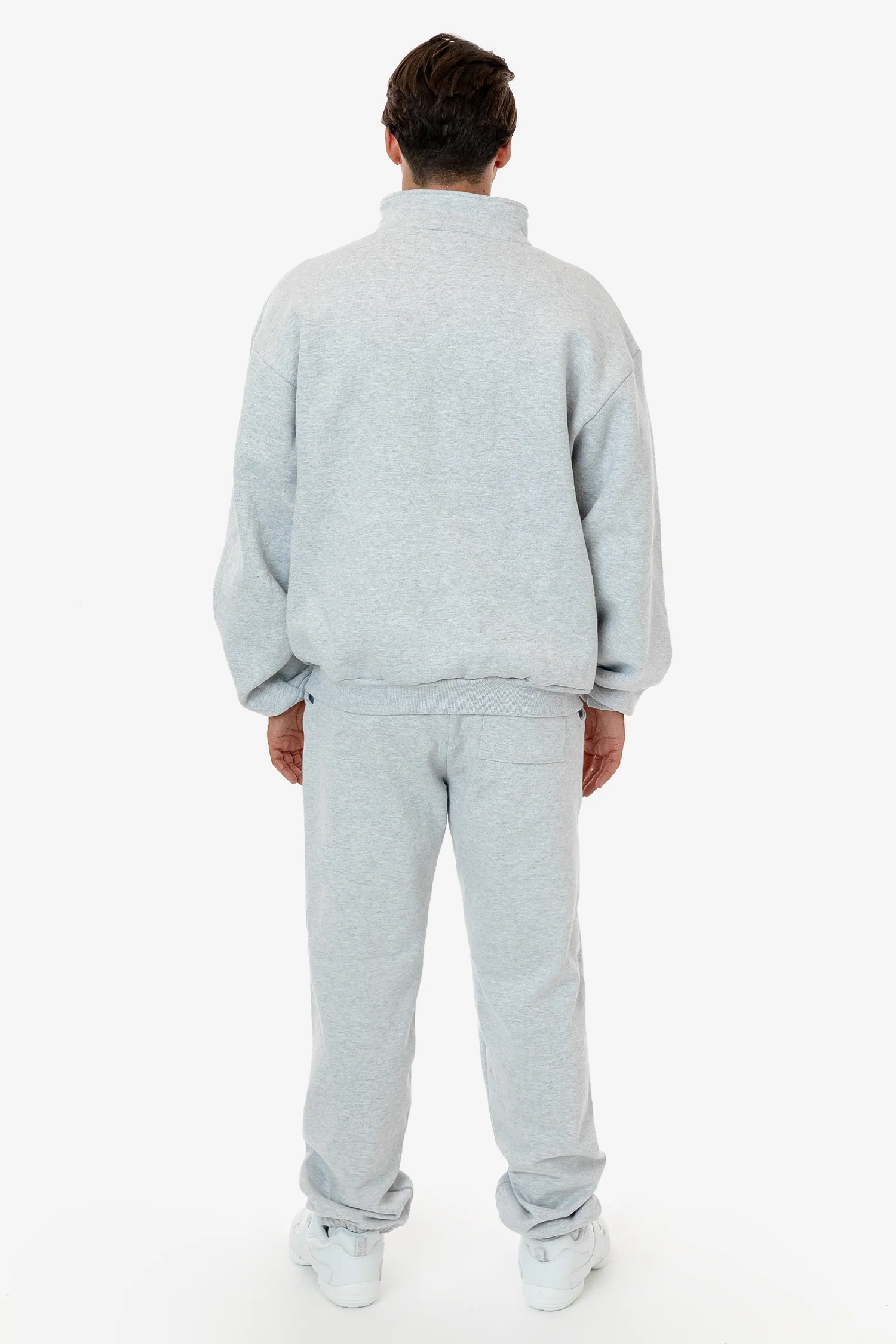 HFX408 - Heavy Fleece Half Zip Pullover (Piece Dye) - Image 6