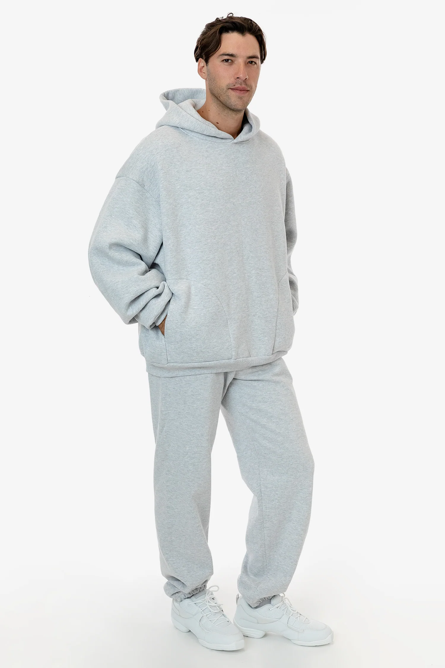 HFX409 - Heavy Fleece Wide Hoodie (Piece Dye) - Image 3