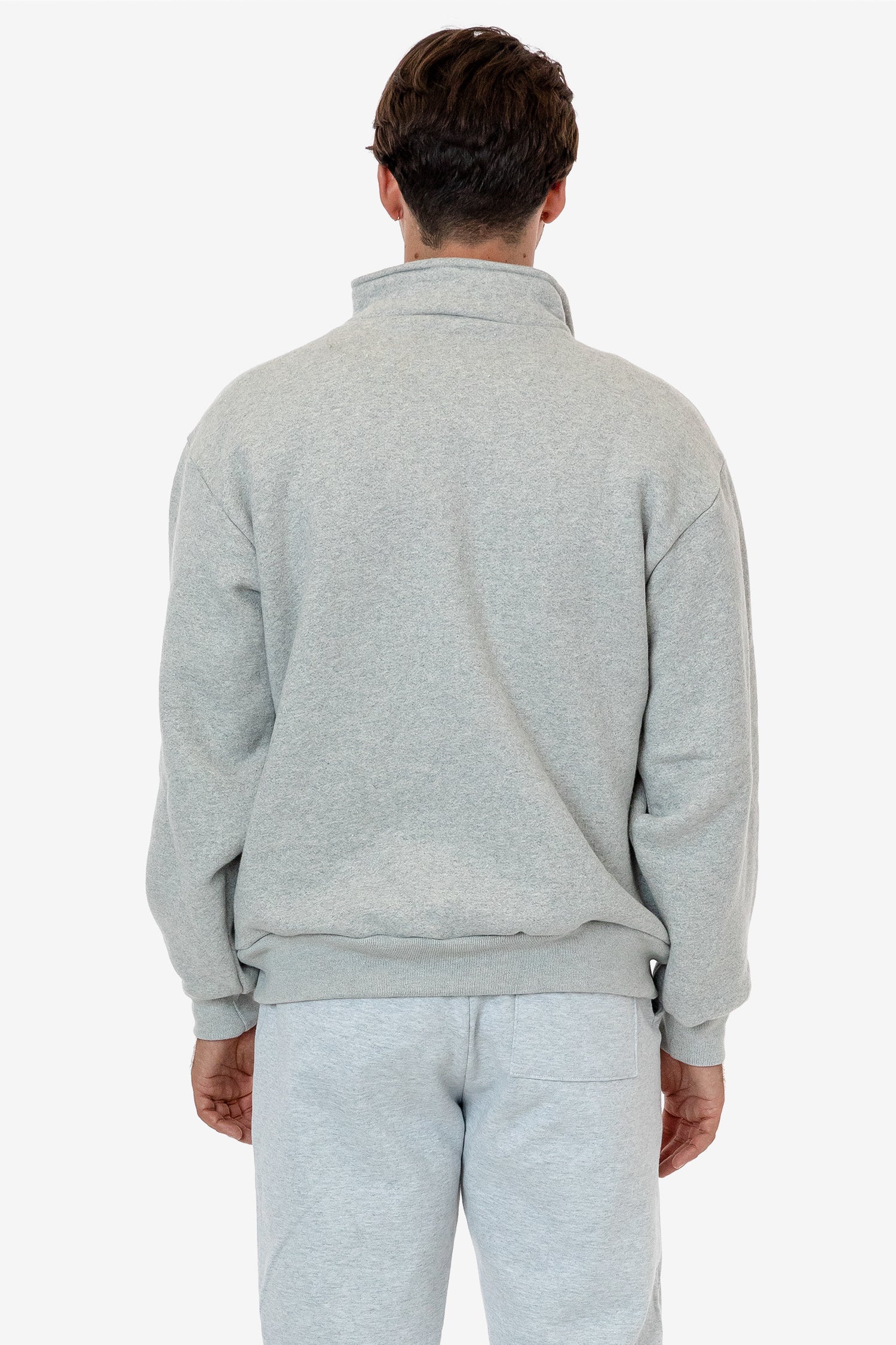 HFX428 - Unisex Heavy Fleece Half Zip Pullover (Piece Dye) - Image 3