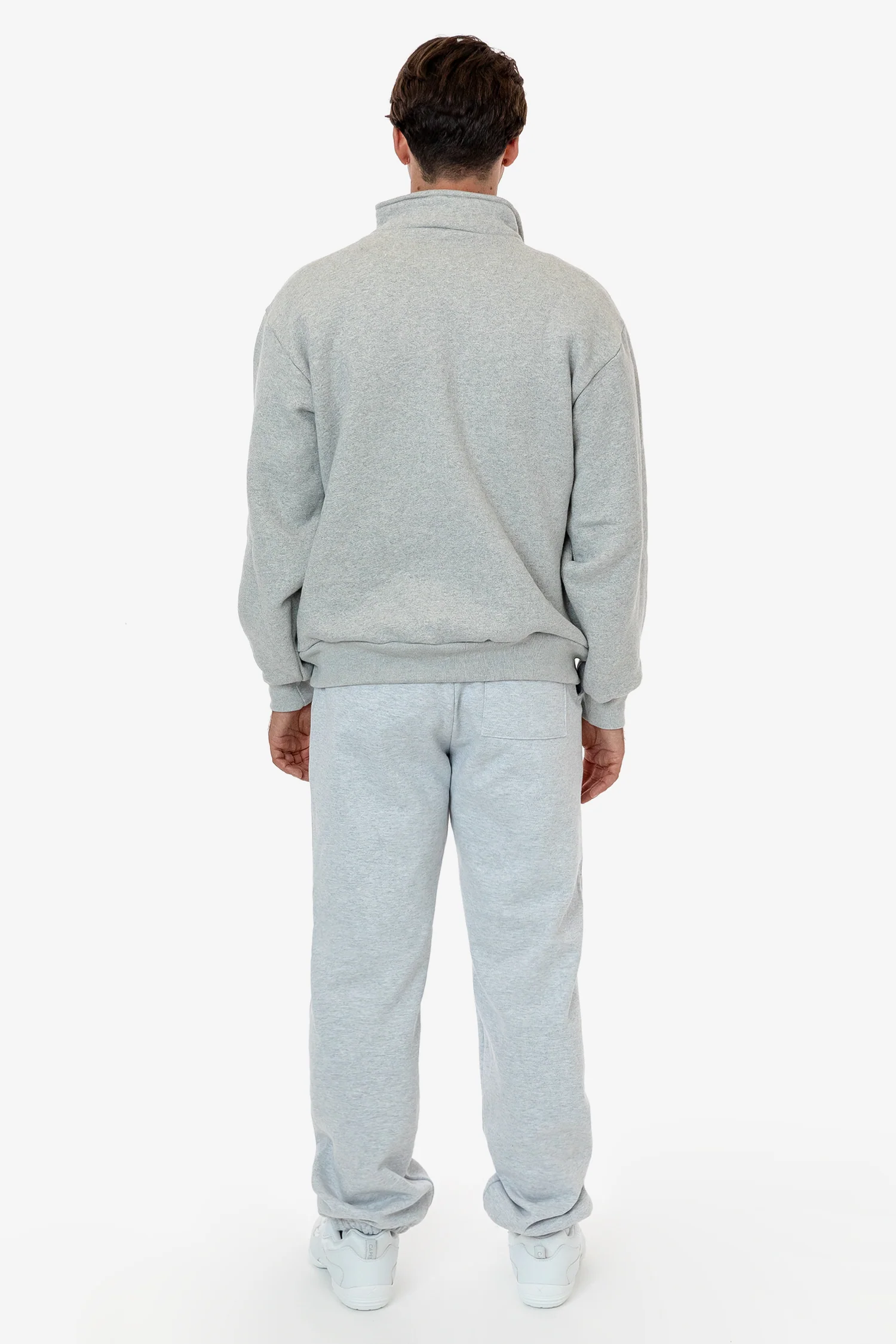 HFX428 - Unisex Heavy Fleece Half Zip Pullover (Piece Dye) - Image 6