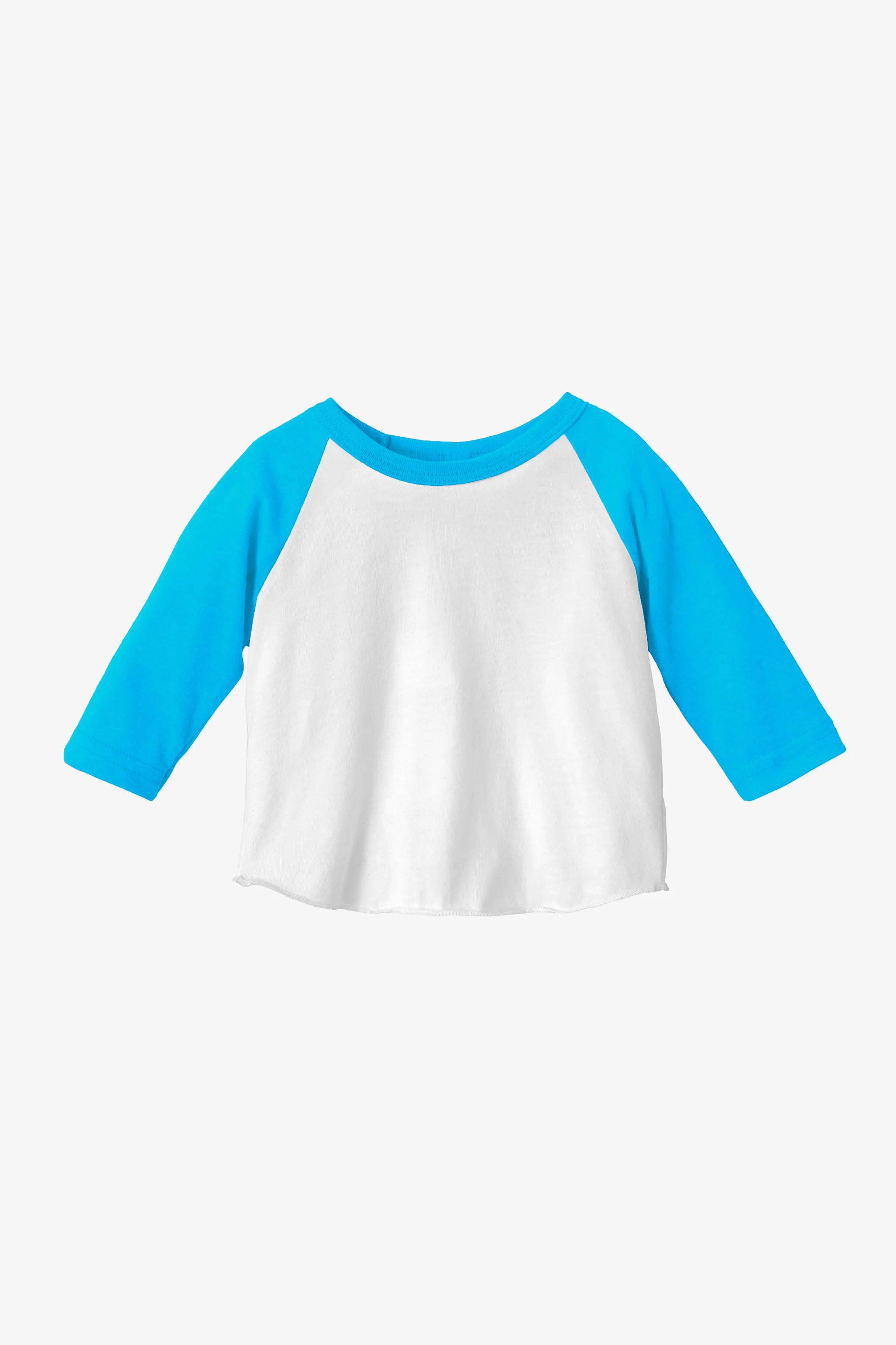 FF0053 - Infant 3/4 Sleeve Poly Cotton Raglan - Image 26