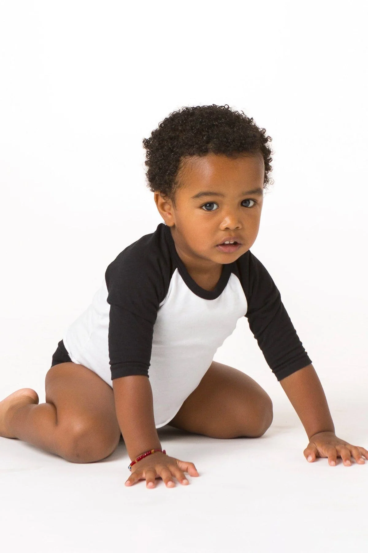 FF0053 - Infant 3/4 Sleeve Poly Cotton Raglan - Image 8